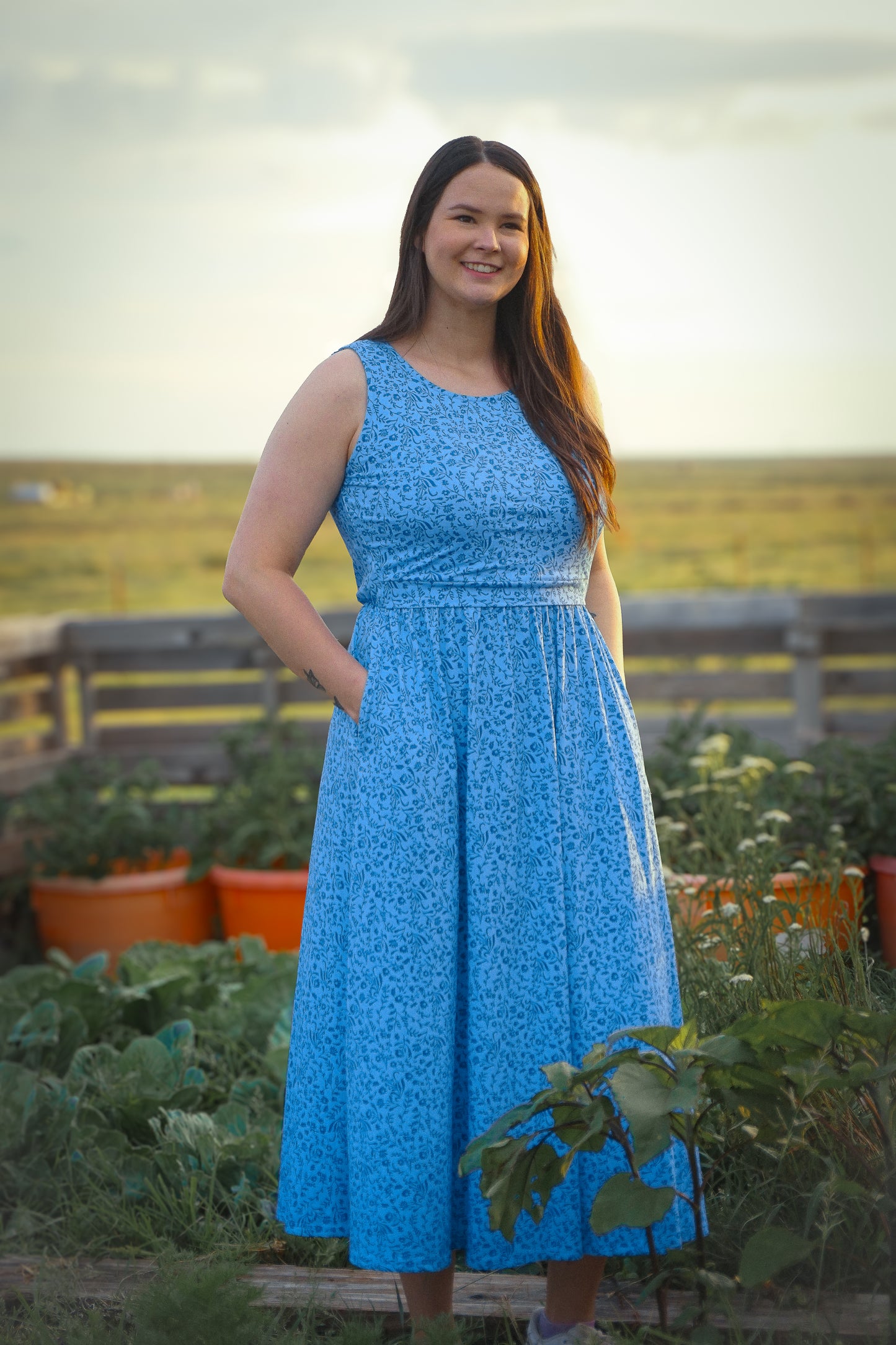 Scripted Azure ~ Homesteader Dress