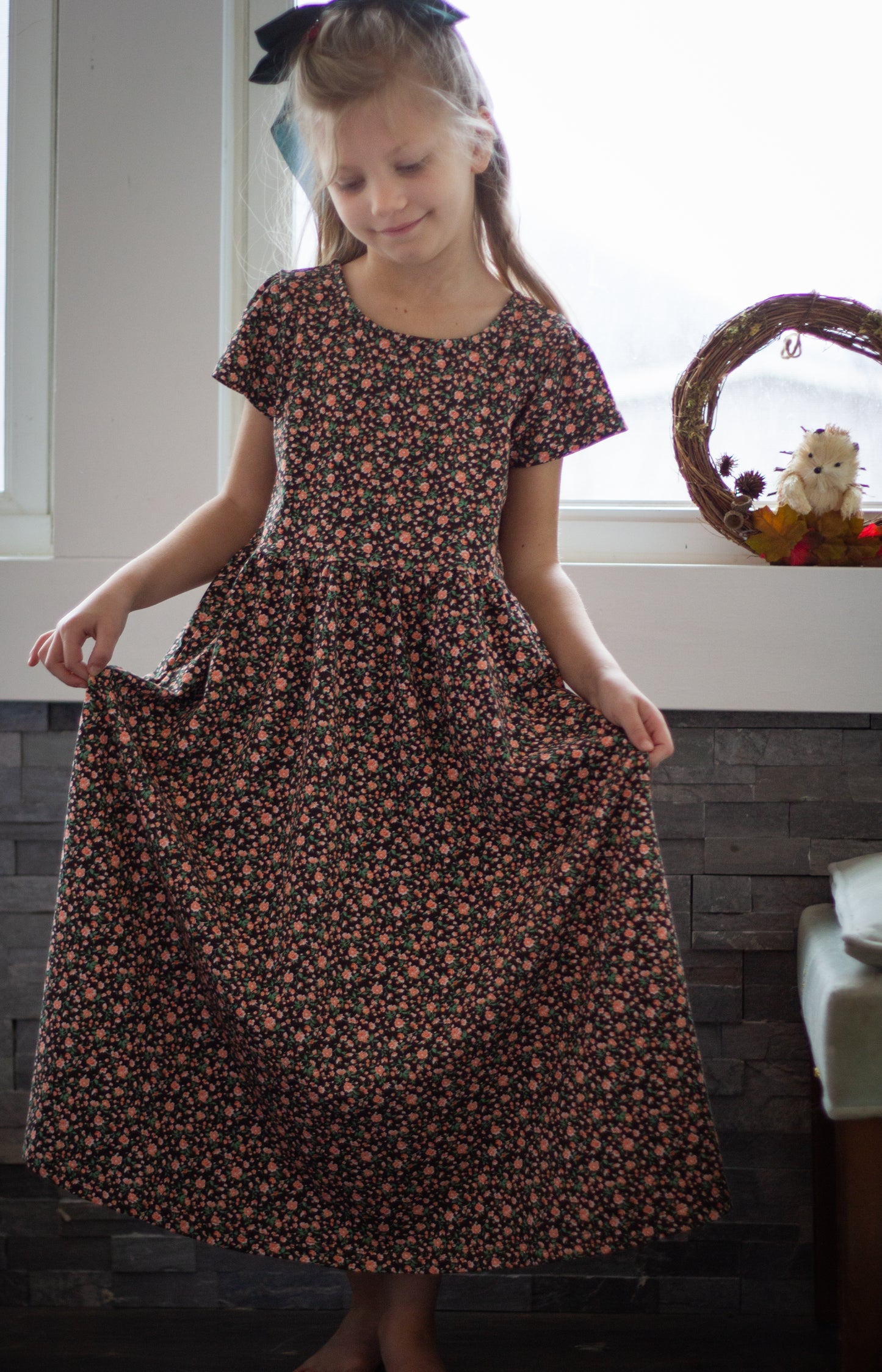 Woodsie Floral ~ Mini Everyday Dress