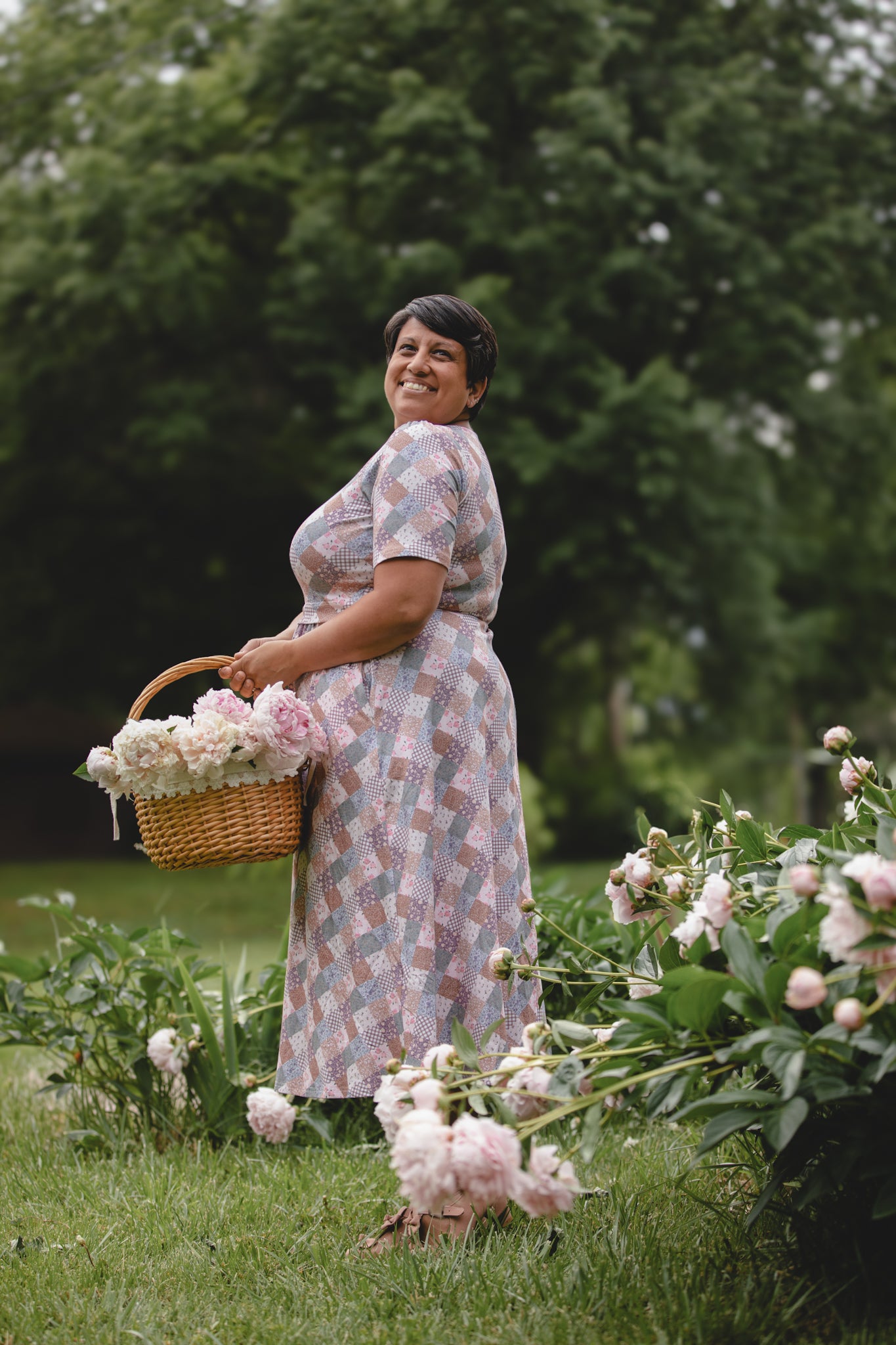 Woven Wildflower ~ Everyday Dress (straight sleeves)