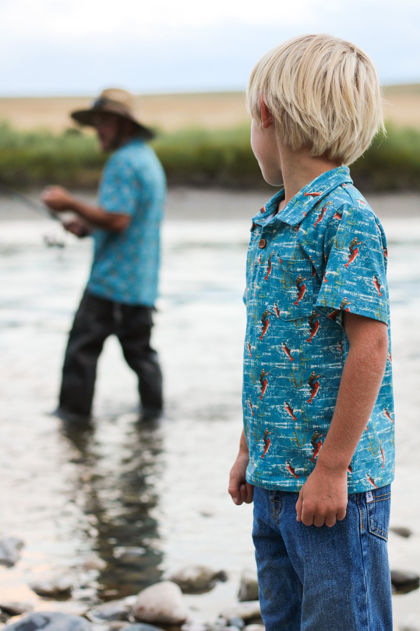Reel Catch ~ Men’s Perseverance Polo
