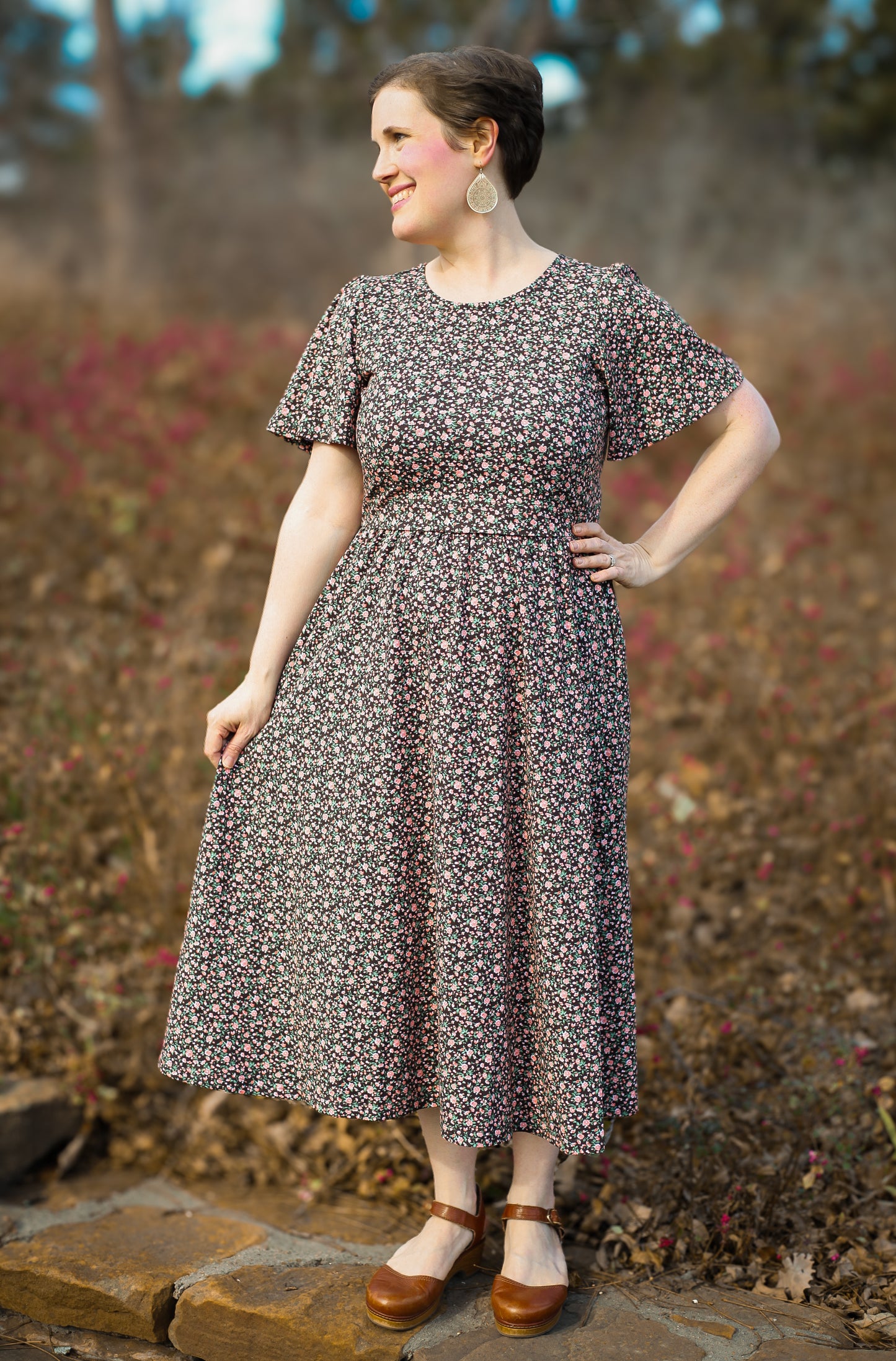 Woodsie Floral ~ Everyday Dress