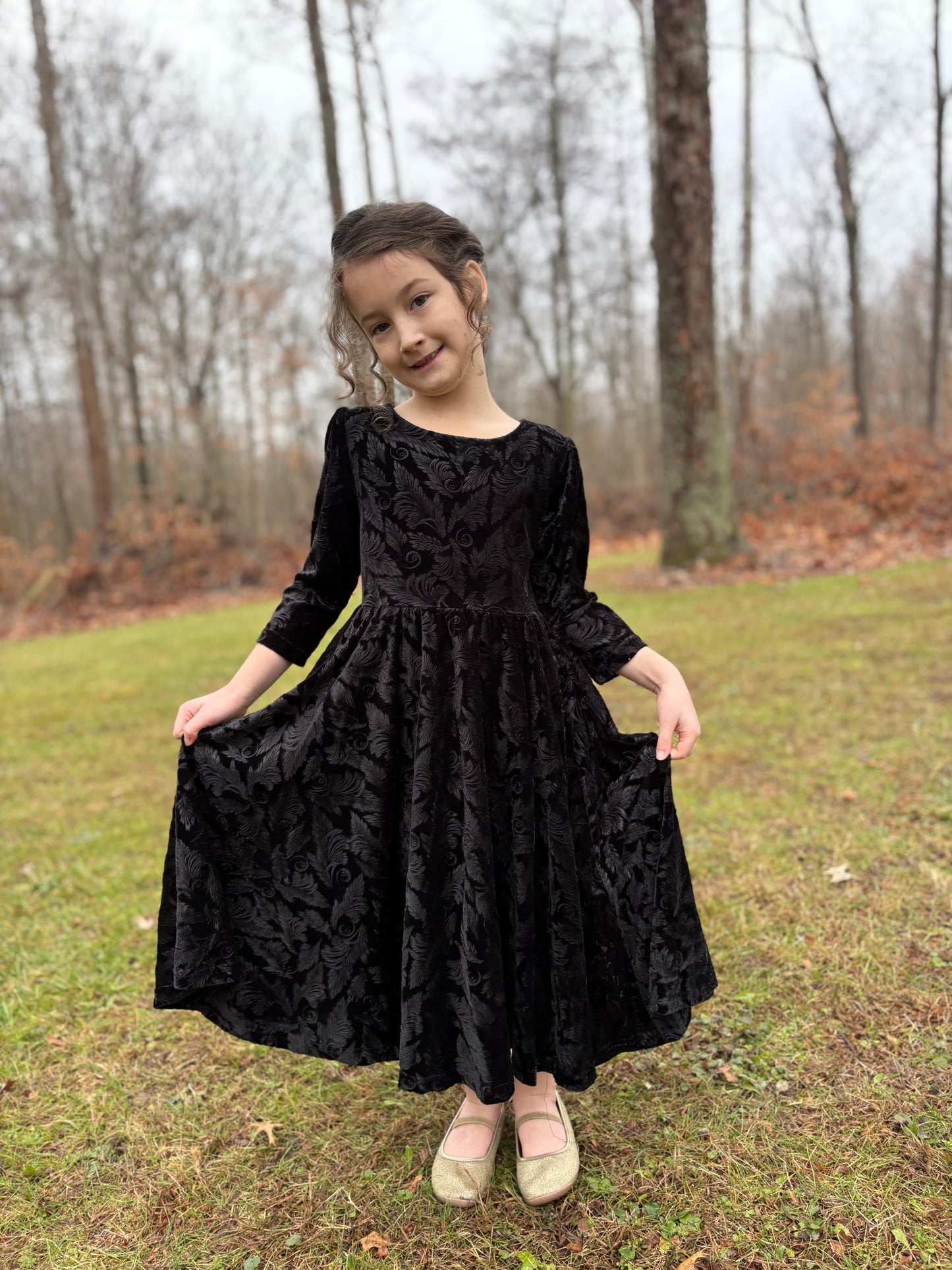 Noir Luxe ~ Fairy-twirl Dress