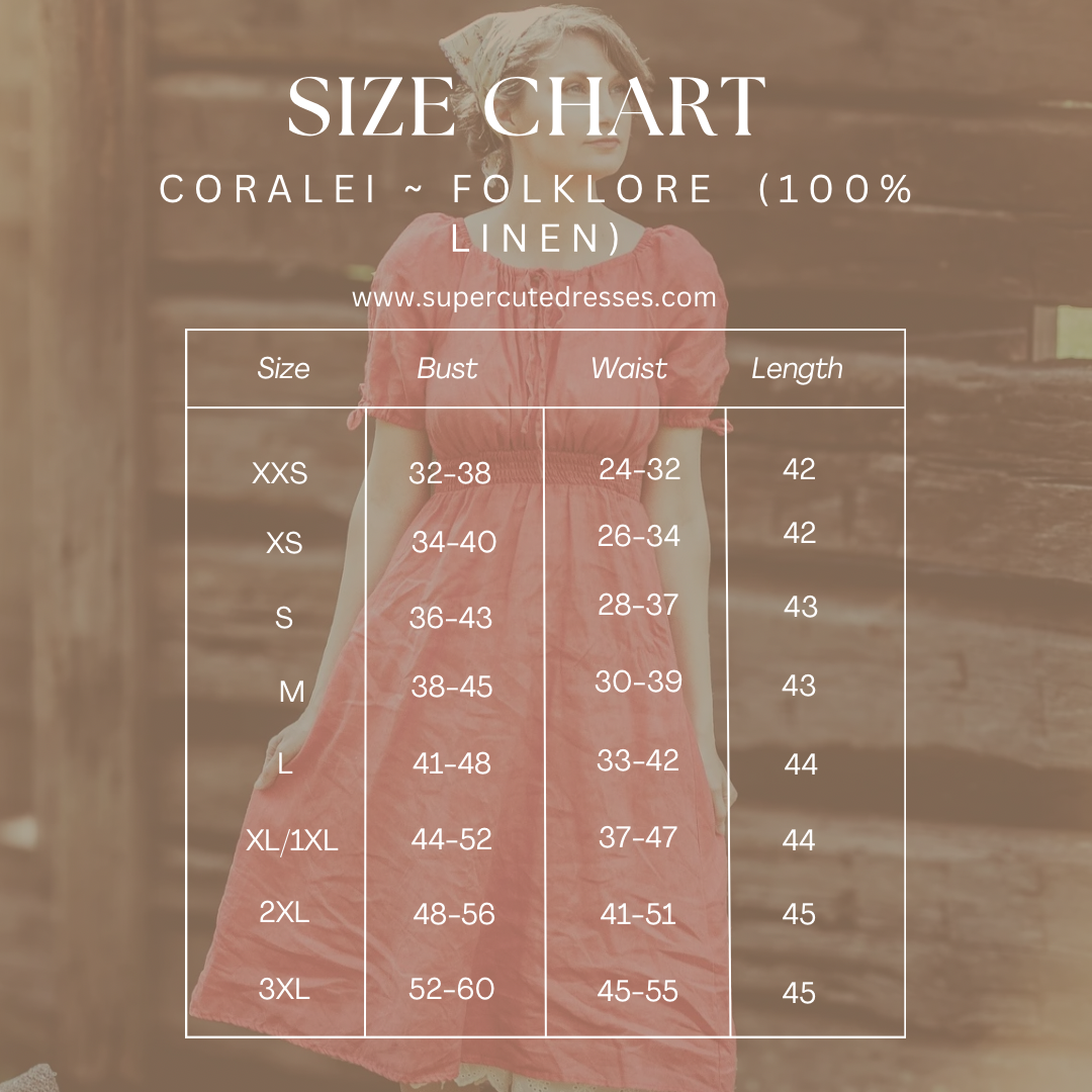 Coralei ~ Folklore Dress