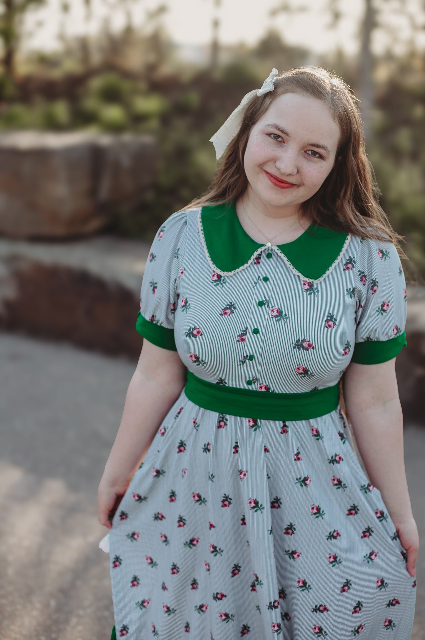 Susannah ~ Verity Dress (Print Pockets)