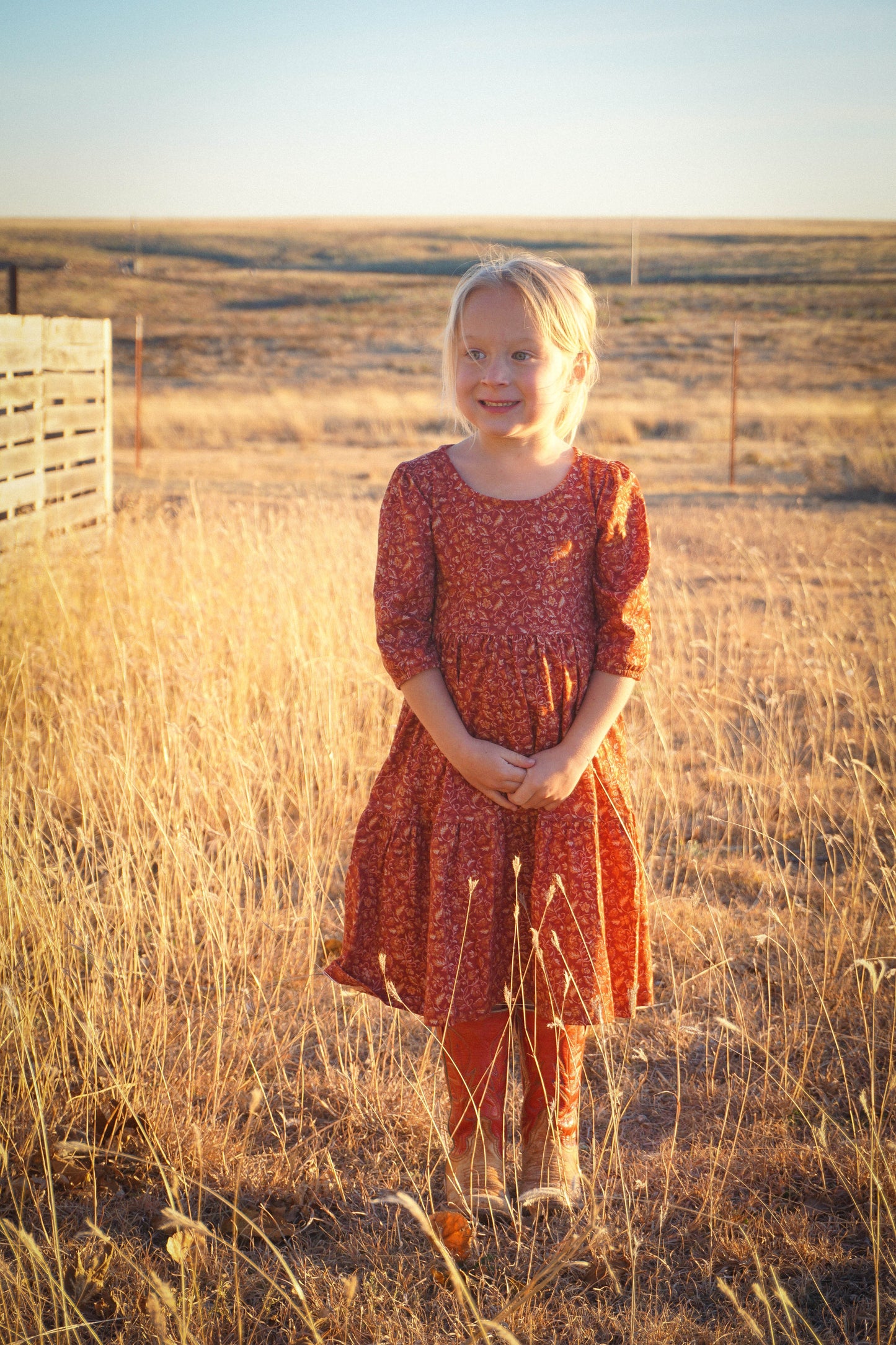 Crimson Ember ~ Novella Dress