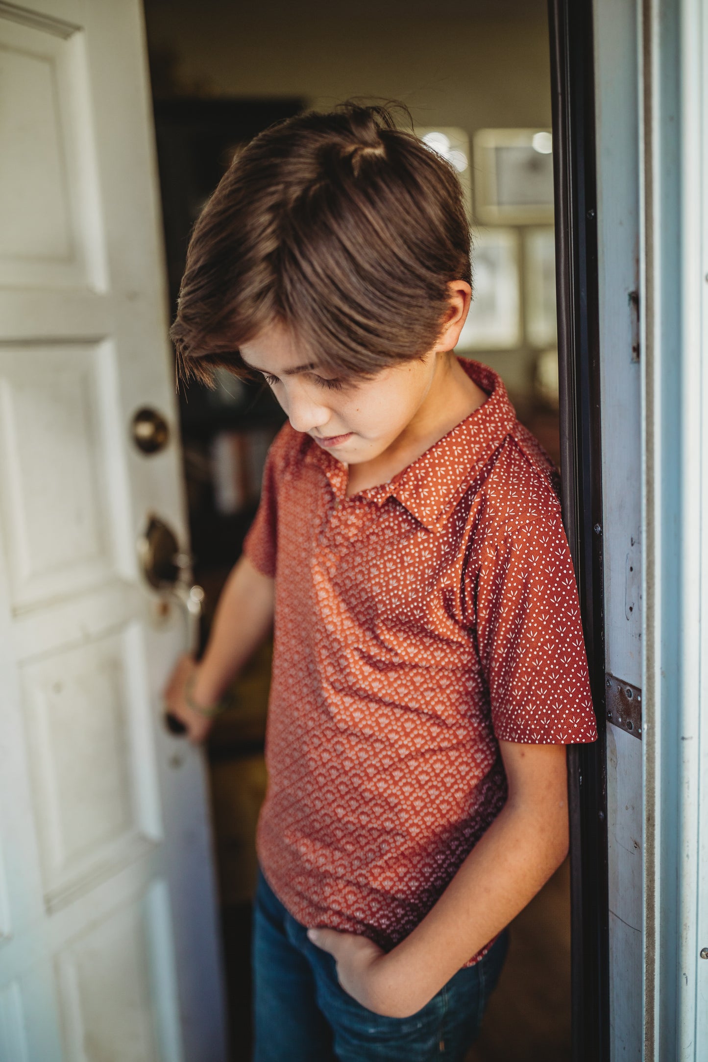 Terracotta ~ Perseverance Polo