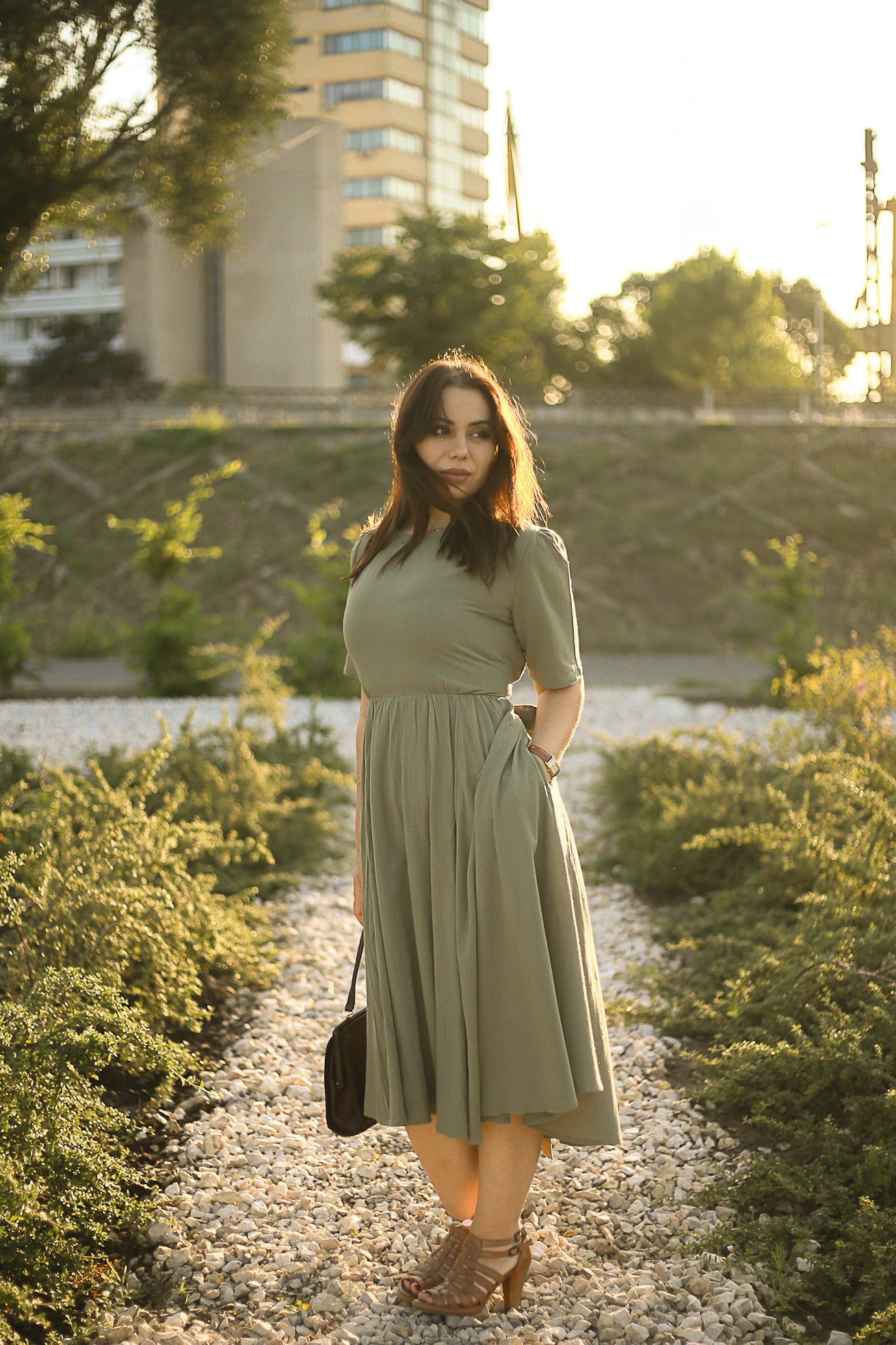 Sage ~ Wildwood Dress