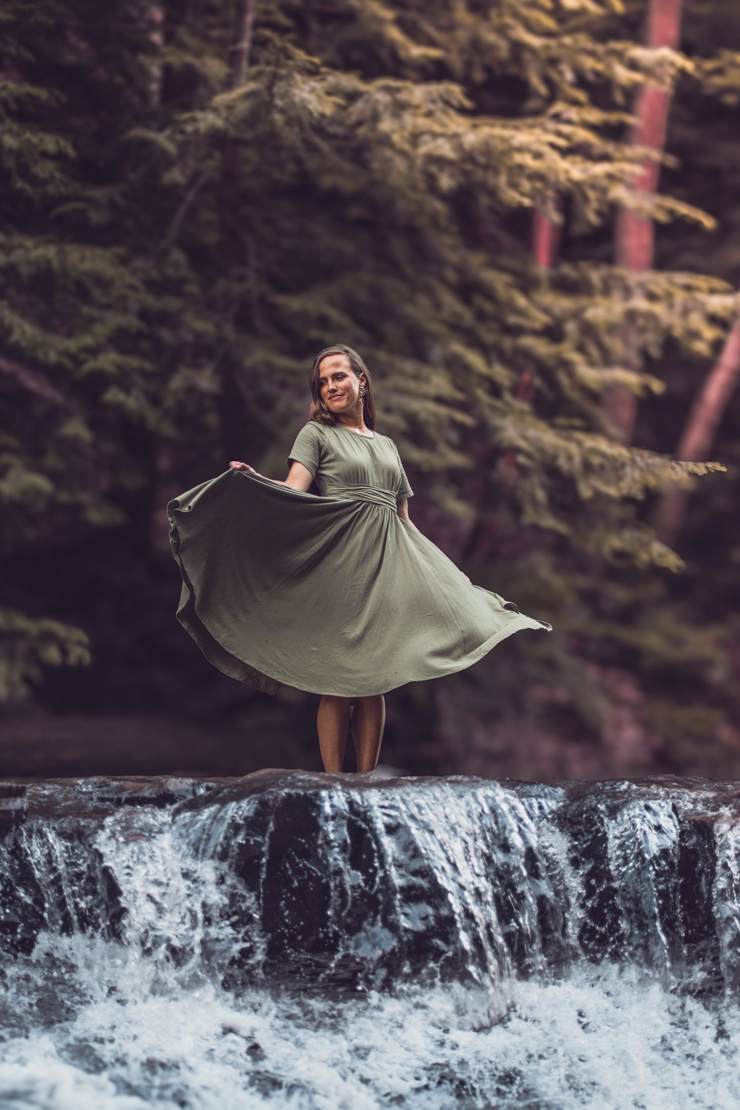 Sage ~ Wildwood Dress