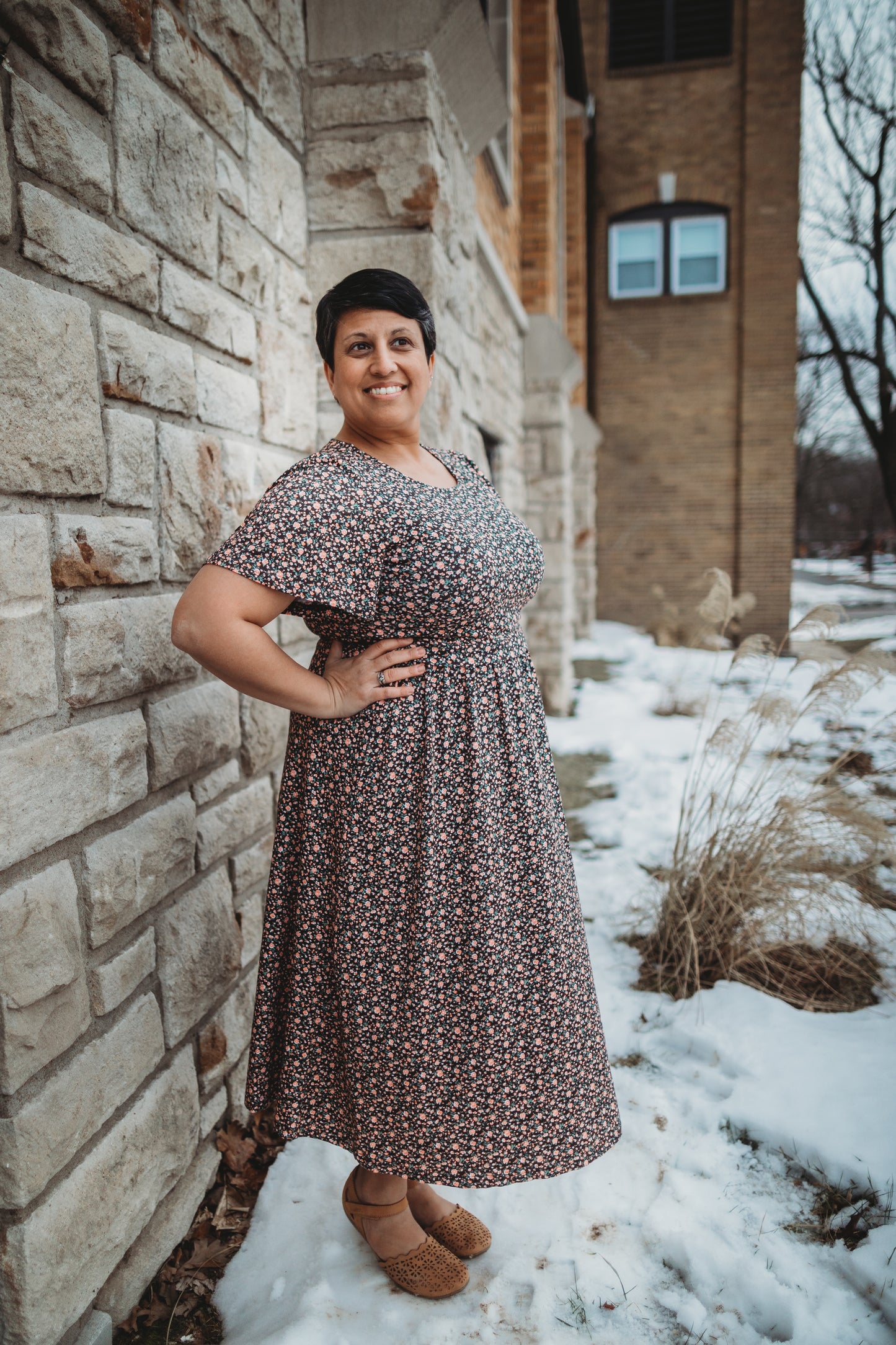 Woodsie Floral ~ Everyday Dress