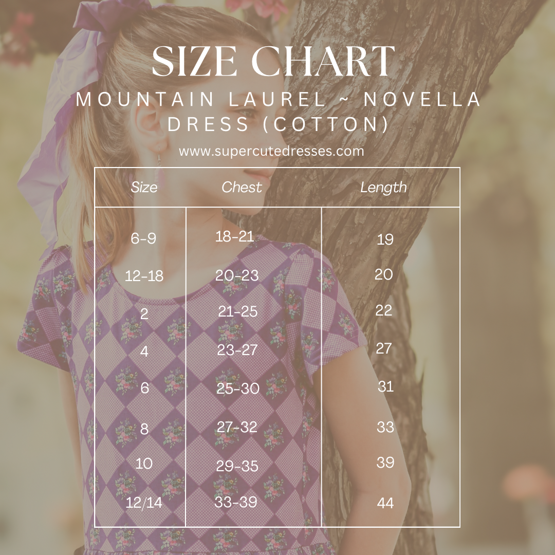 Mountain Laurel ~ Novella Dress
