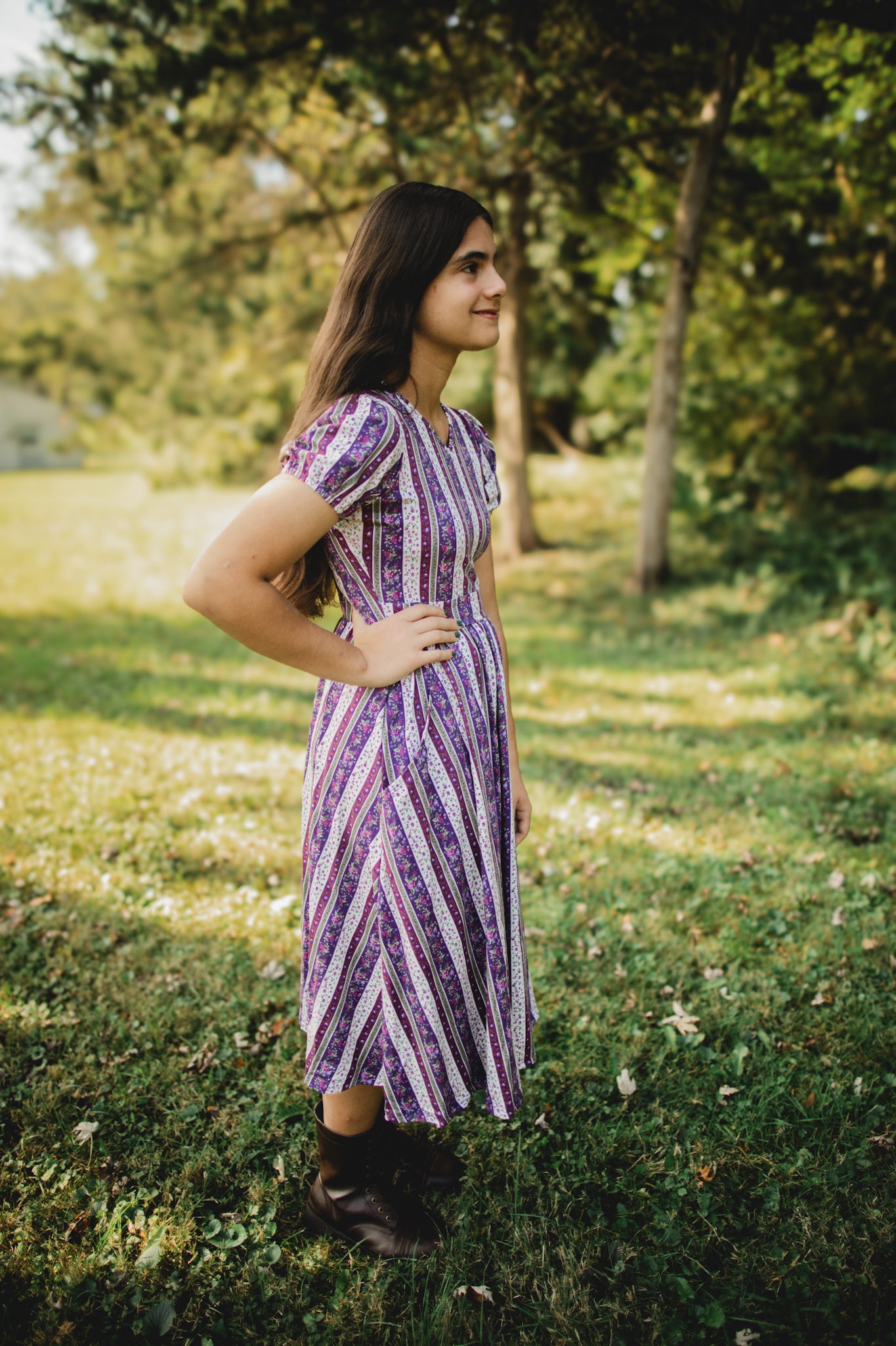 Antique Amethyst ~ Canterbury Classic Dress