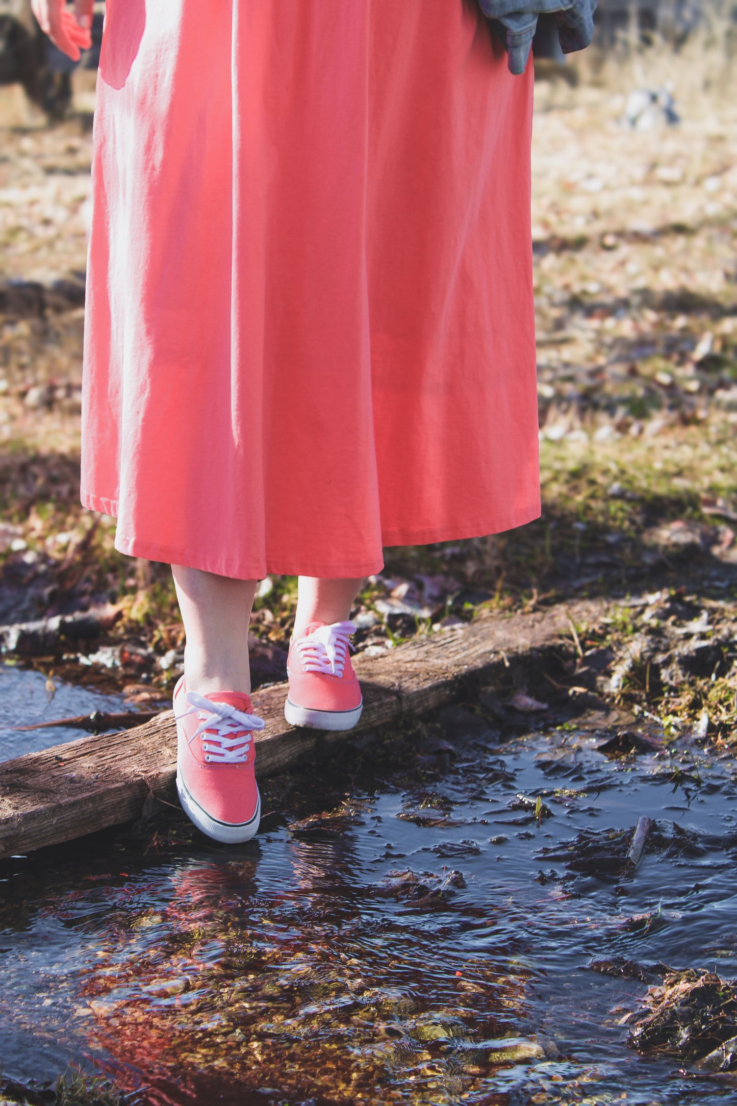 Classic Coral ~ Homesteader Dress