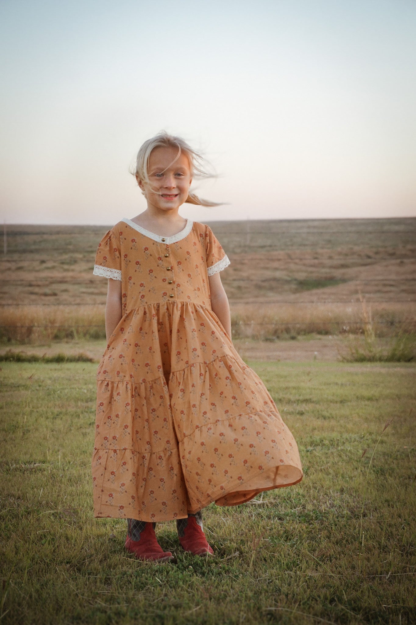 Pressed Marigold ~ Mini Keepsake Dress