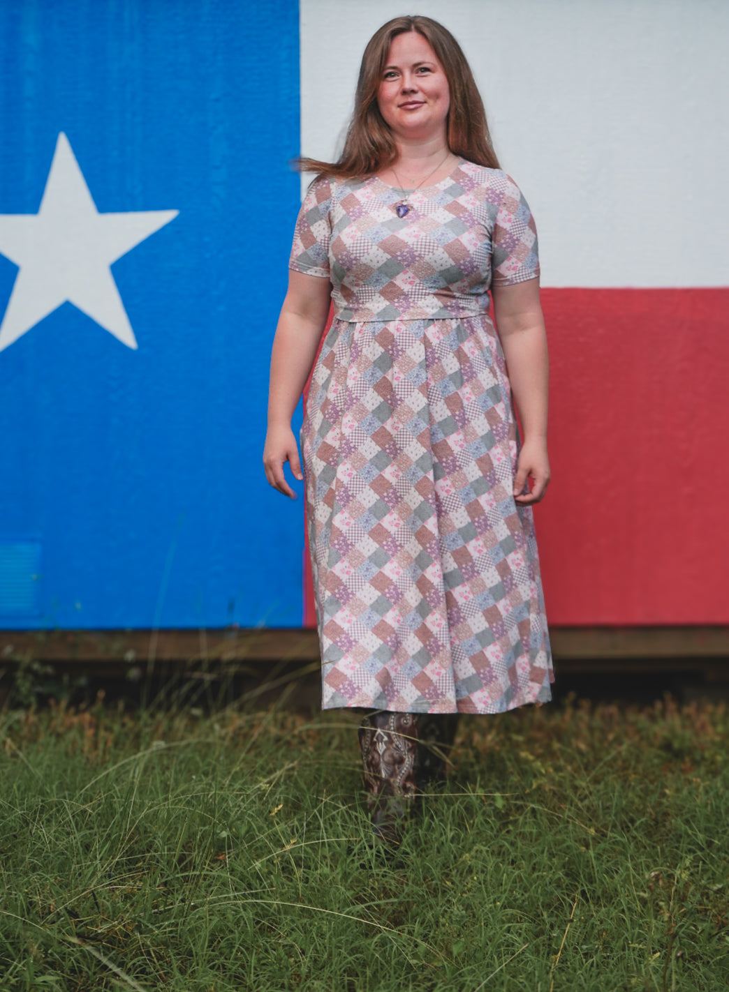 Woven Wildflower ~ Everyday Dress (straight sleeves)