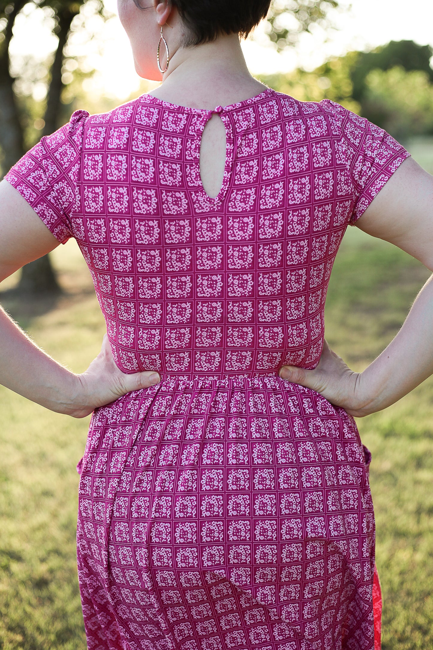 Daisy Mosaïque ~ Canterbury Classic Dress