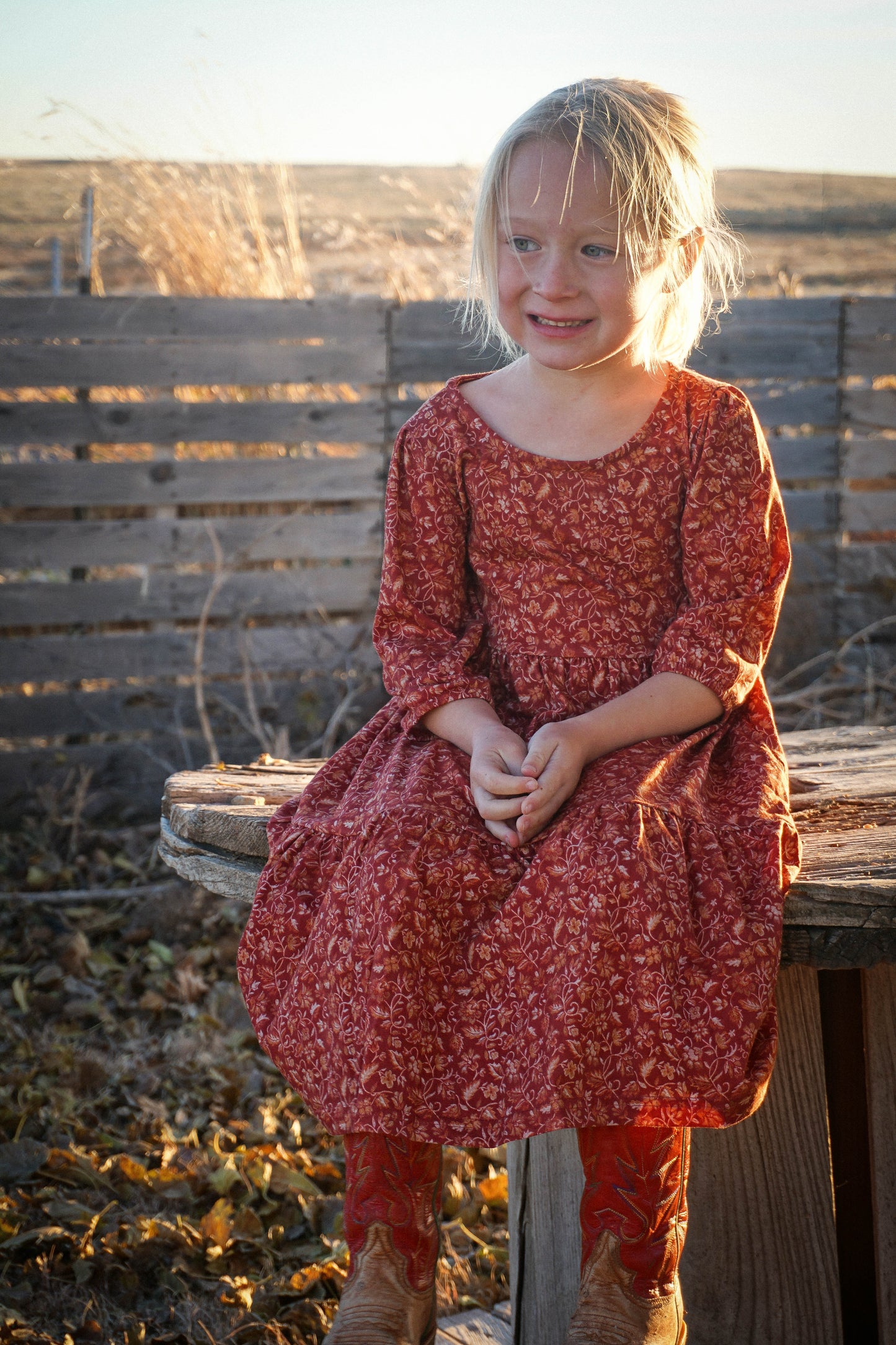 Crimson Ember ~ Novella Dress