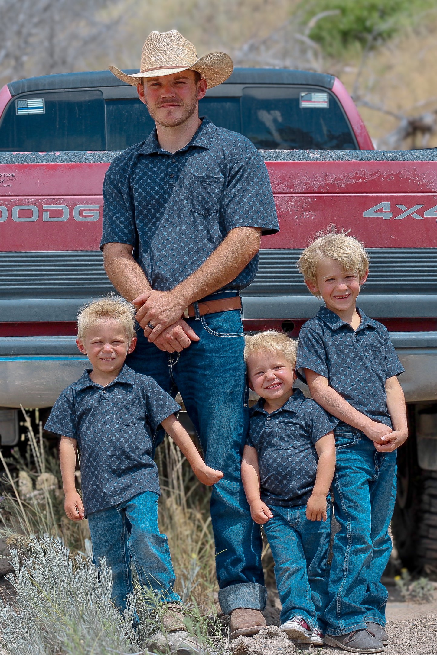 Carbon Blue ~ Boy’s Perseverance Polo