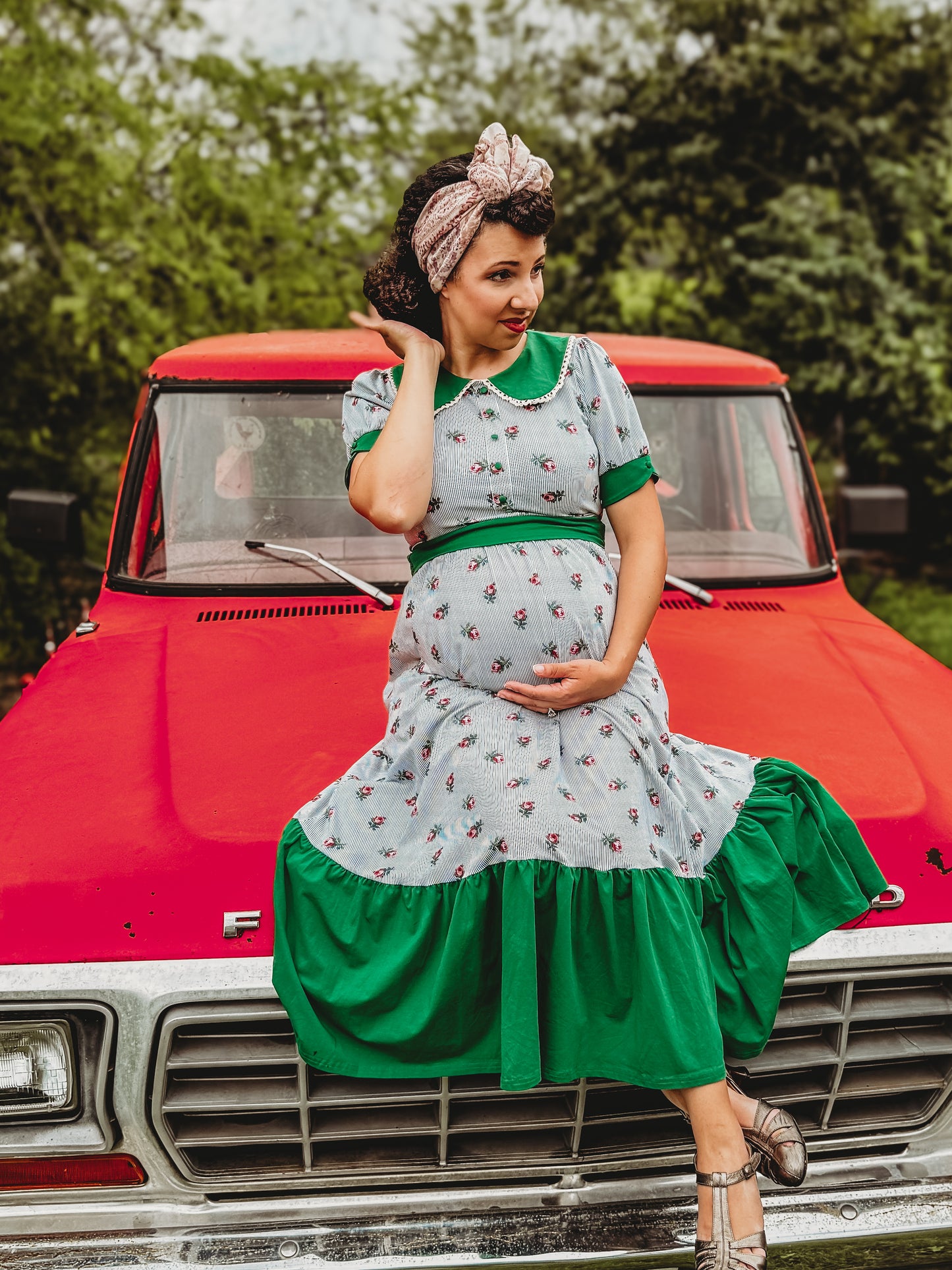 Susannah ~ Verity Dress (Print Pockets)