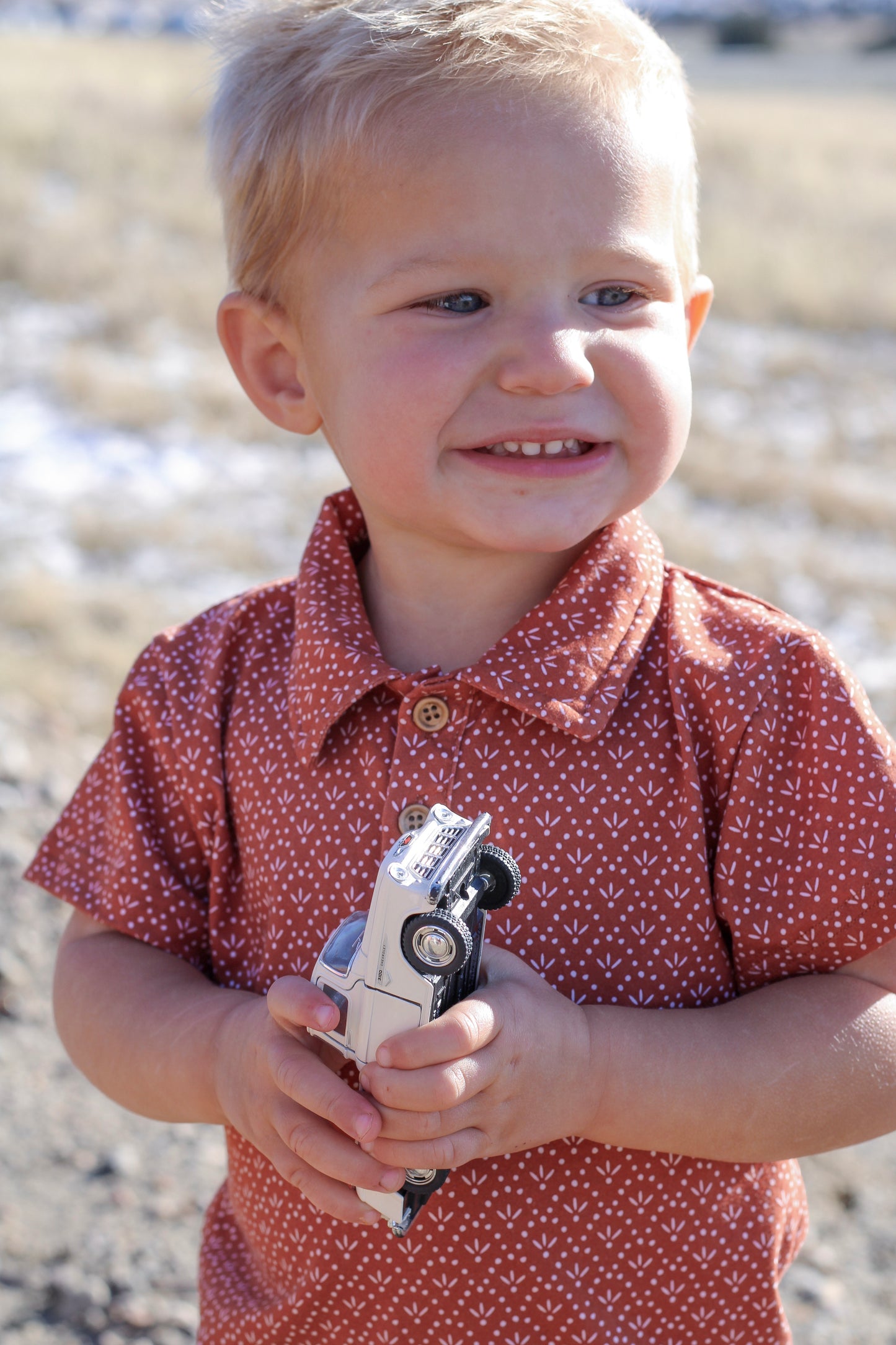 Terracotta ~ Perseverance Polo