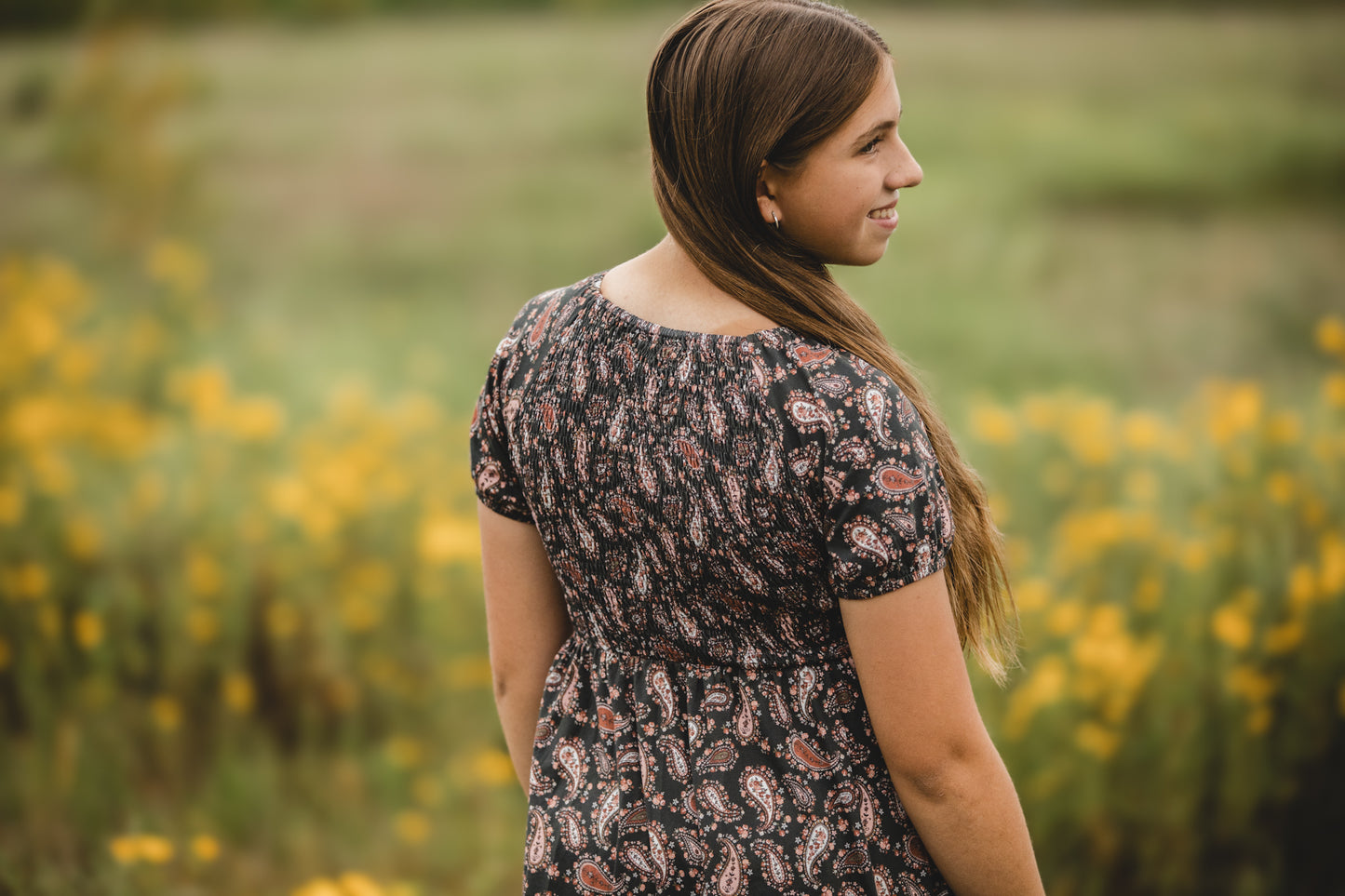 Pine & Paisley ~ Mini Folklore Dress