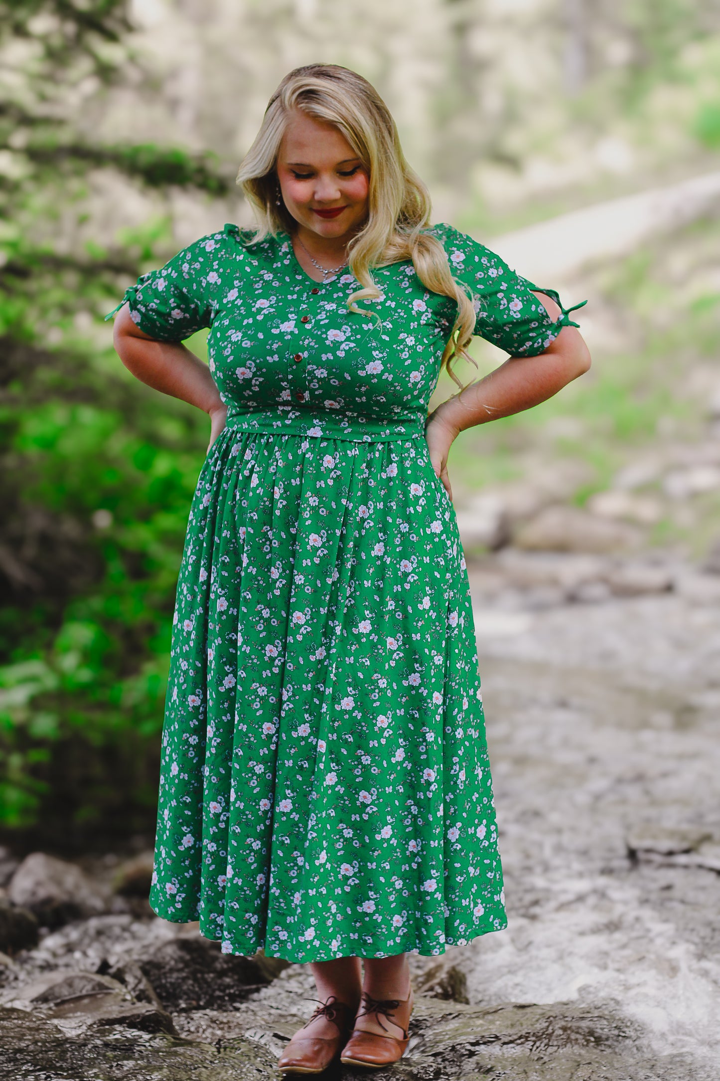 Greenvale Gossamer ~ Rowena Midi