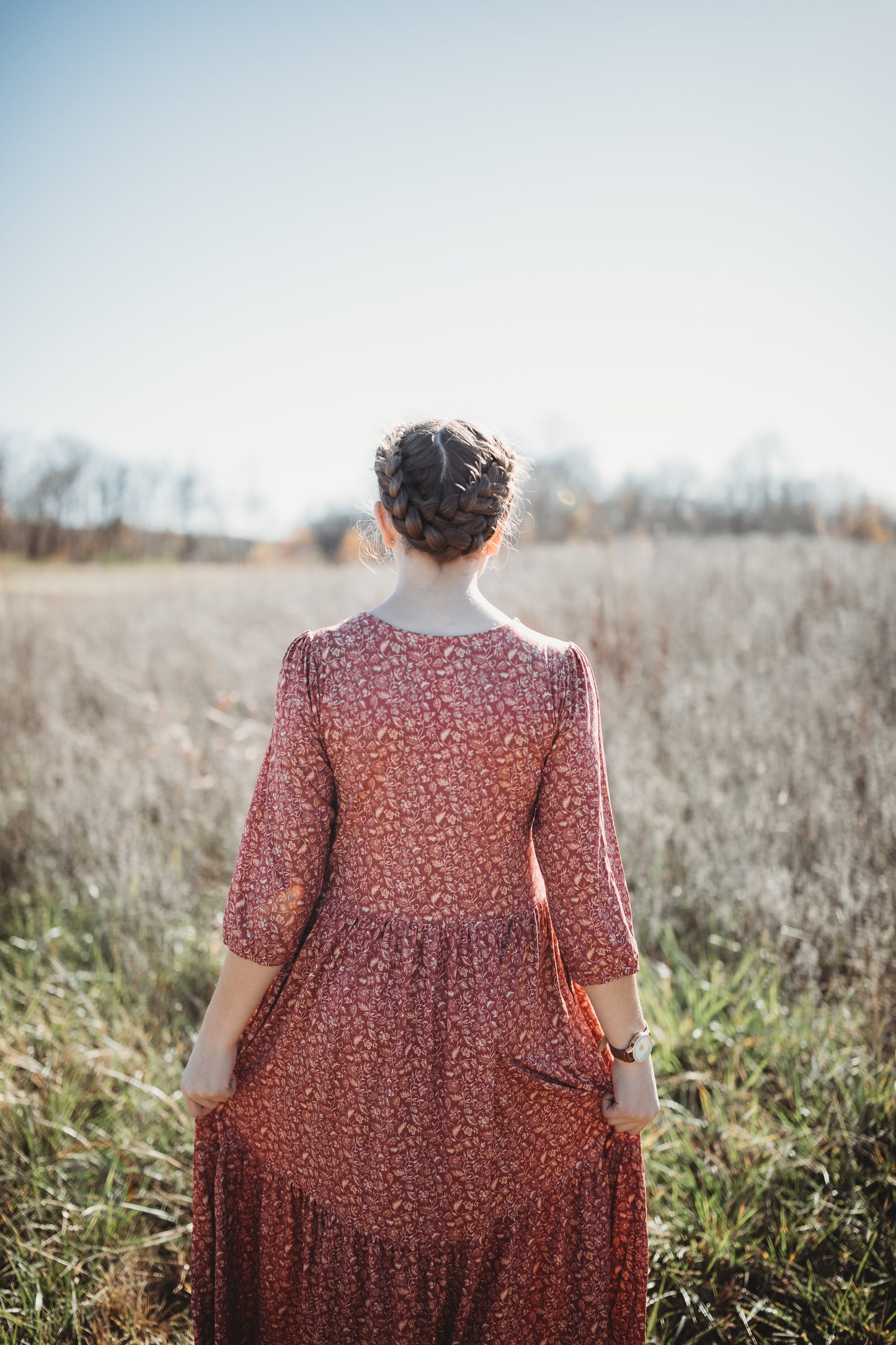 Crimson Ember ~ Novella Dress