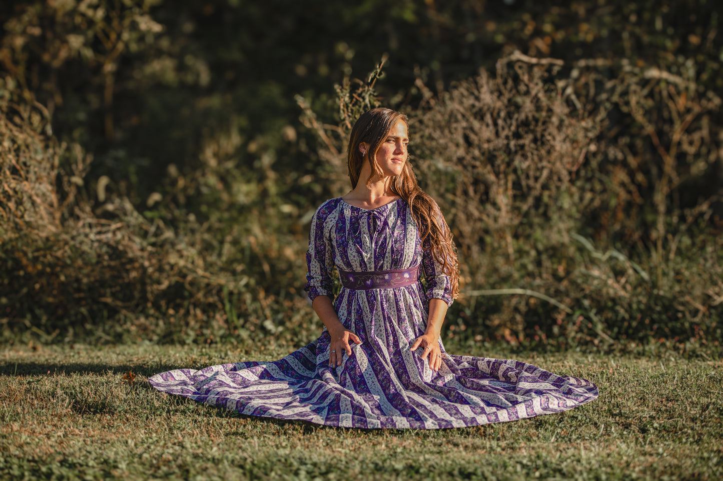 Antique Amethyst ~ Folklore Maxi