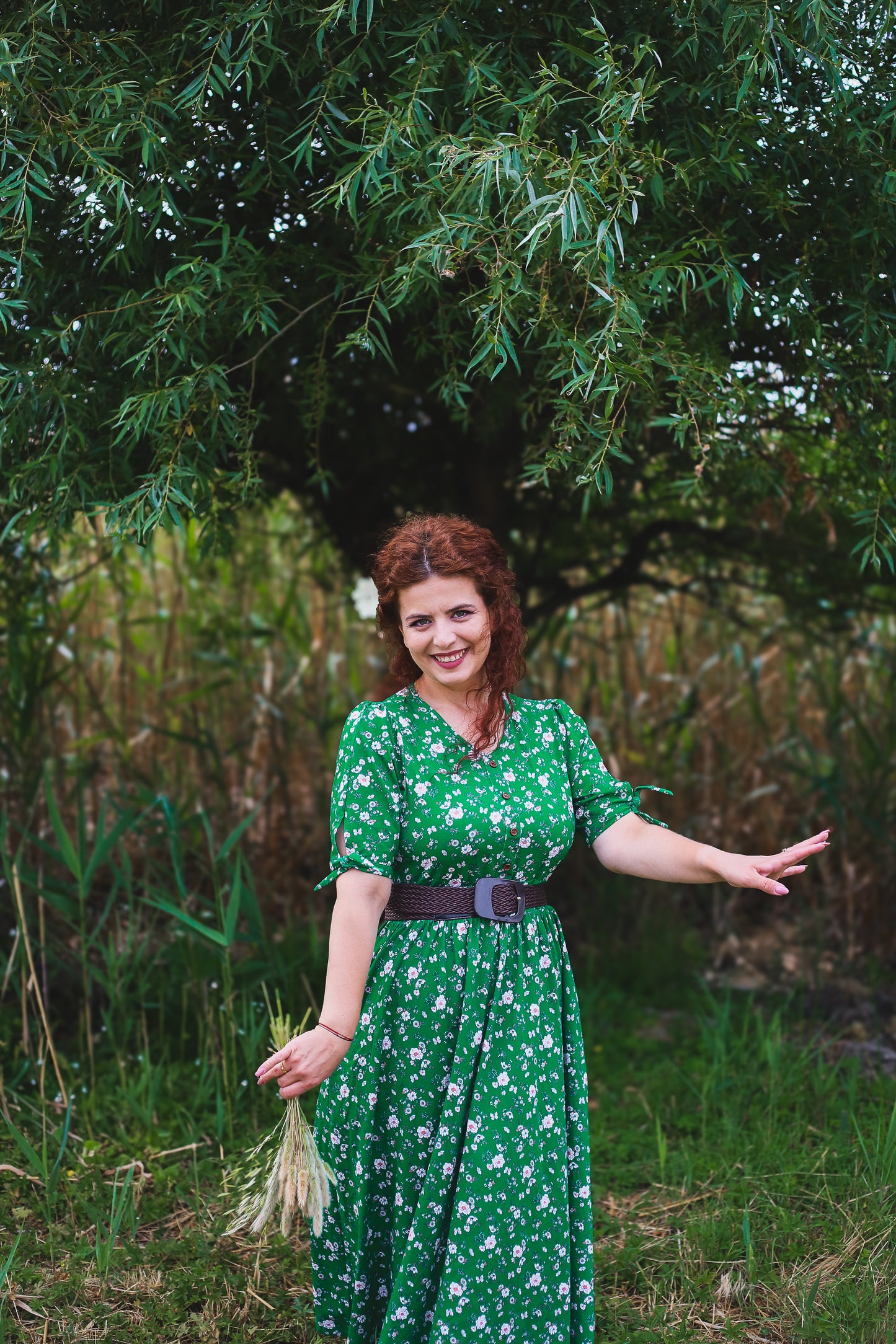 Greenvale Gossamer ~ Rowena Midi