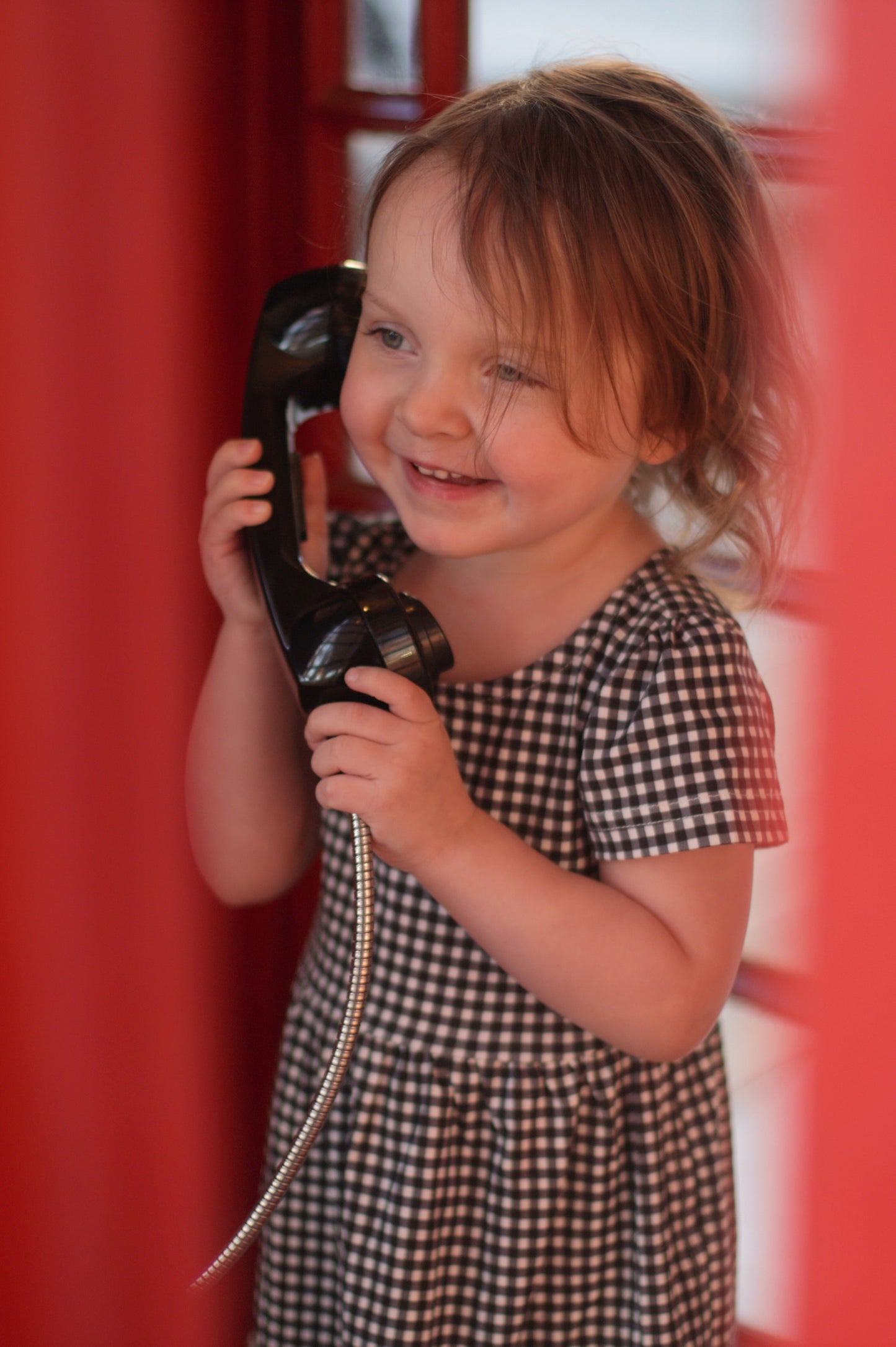 Graphite Gingham ~ Novella Dress