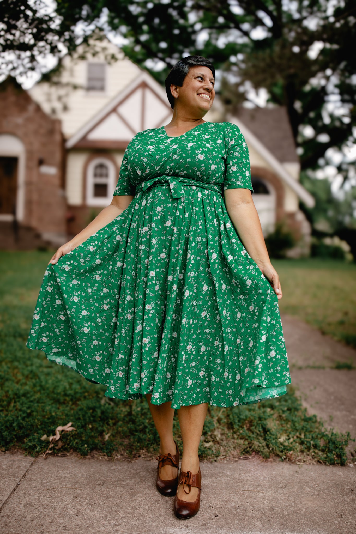 Greenvale Gossamer ~ Wildwood Dress