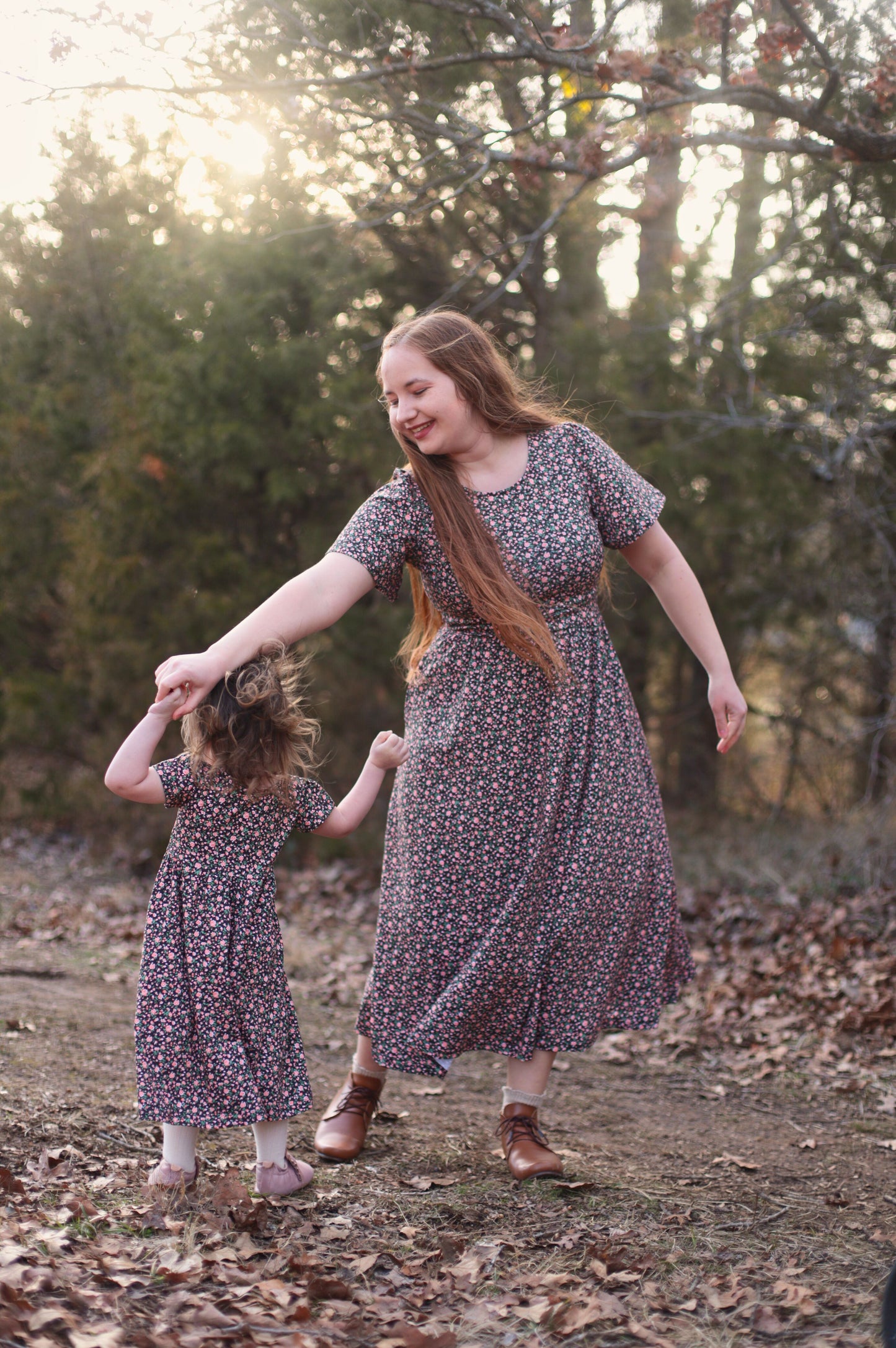 Woodsie Floral ~ Mini Everyday Dress