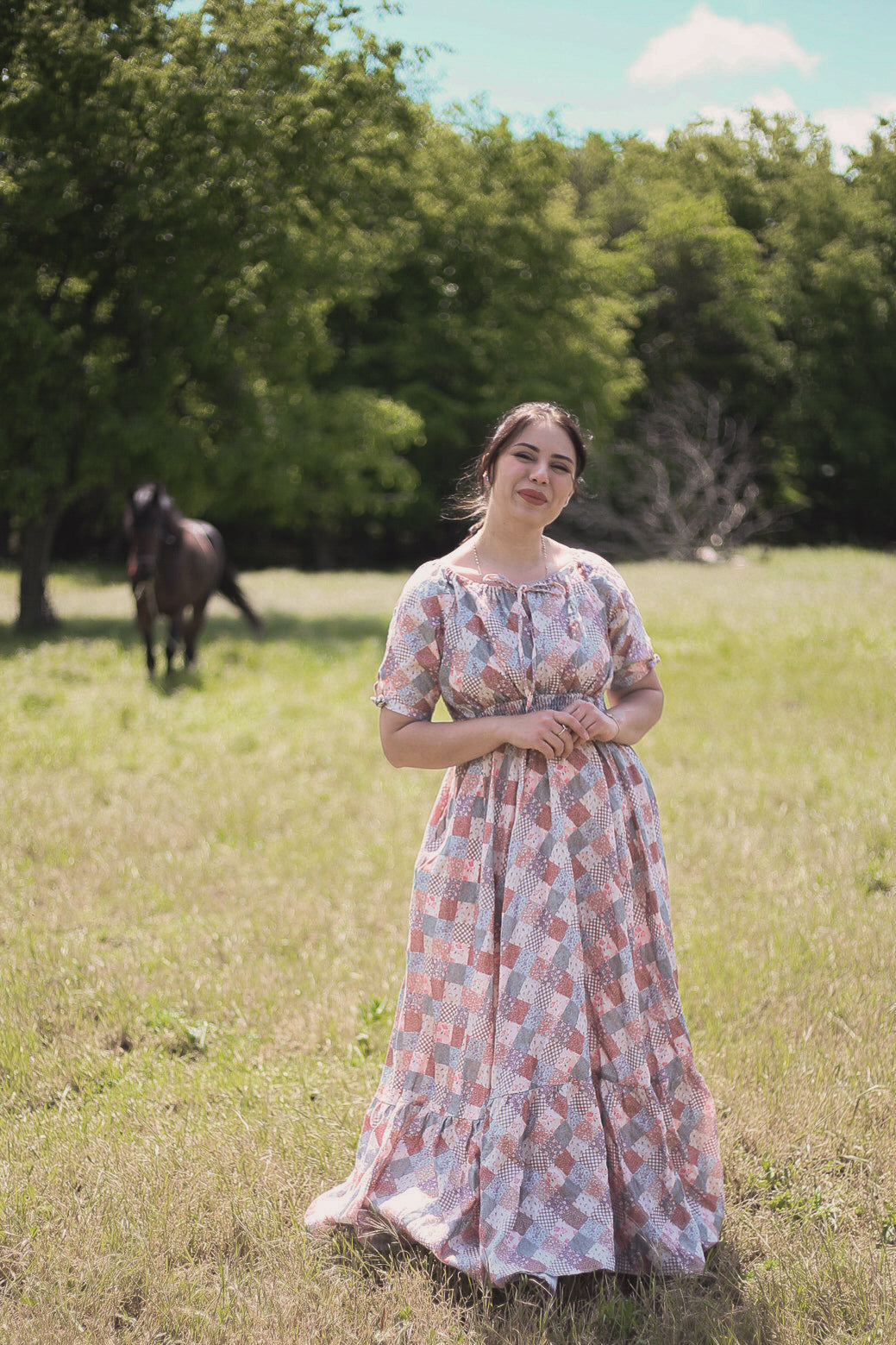 Woven Wildflower ~ Folklore Maxi