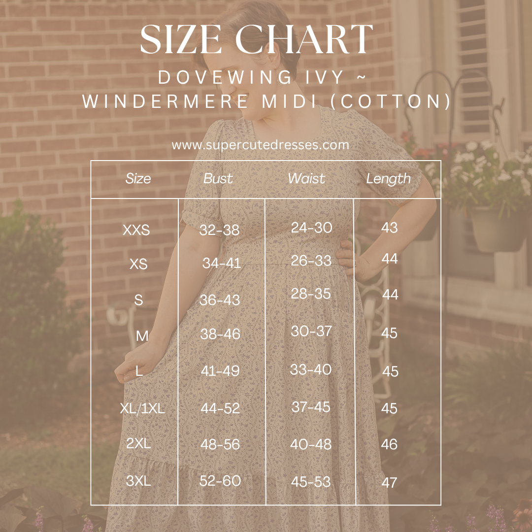 Dovewing Ivy ~ Windermere Dress
