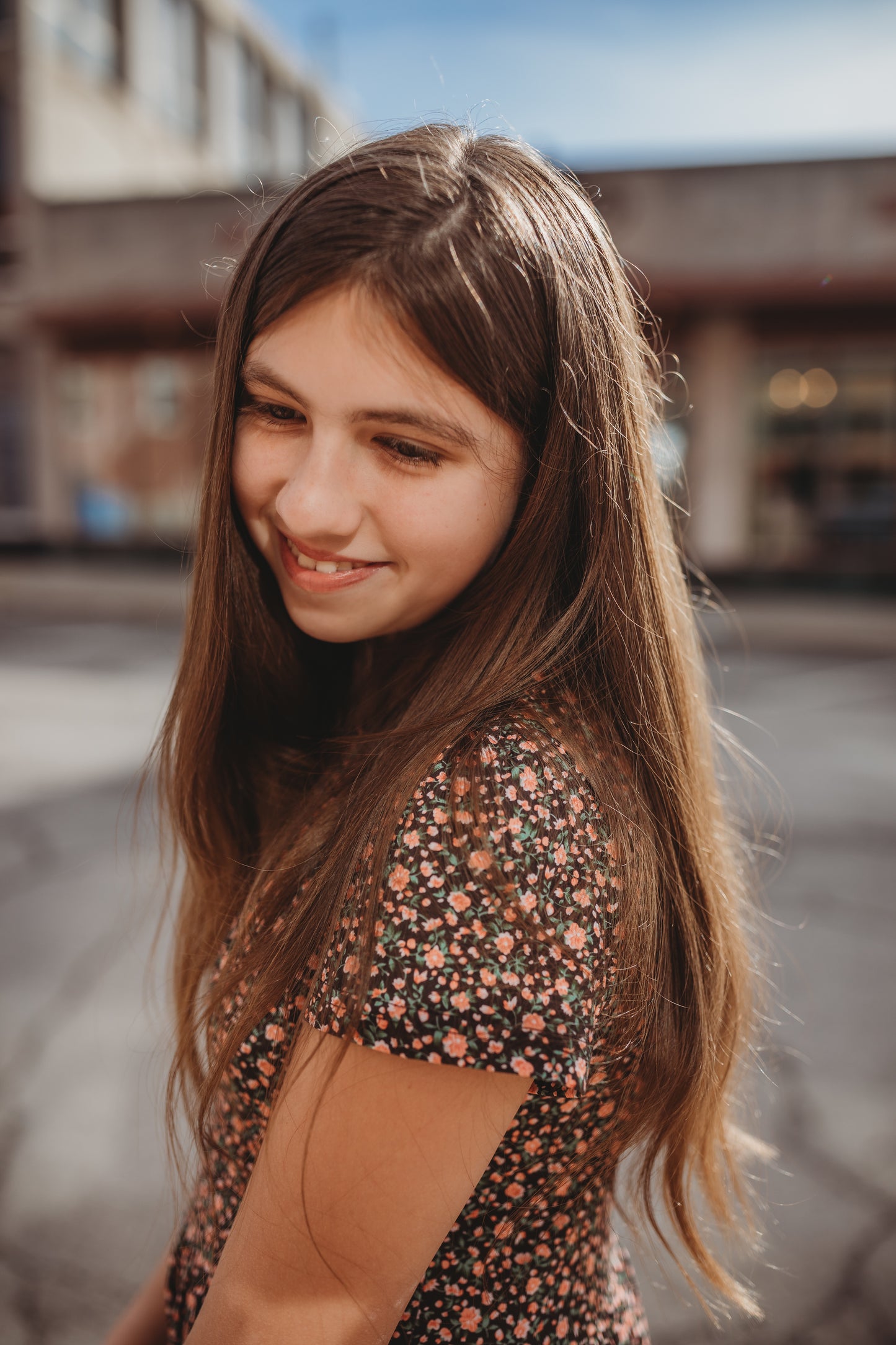 Woodsie Floral ~ Mini Everyday Dress