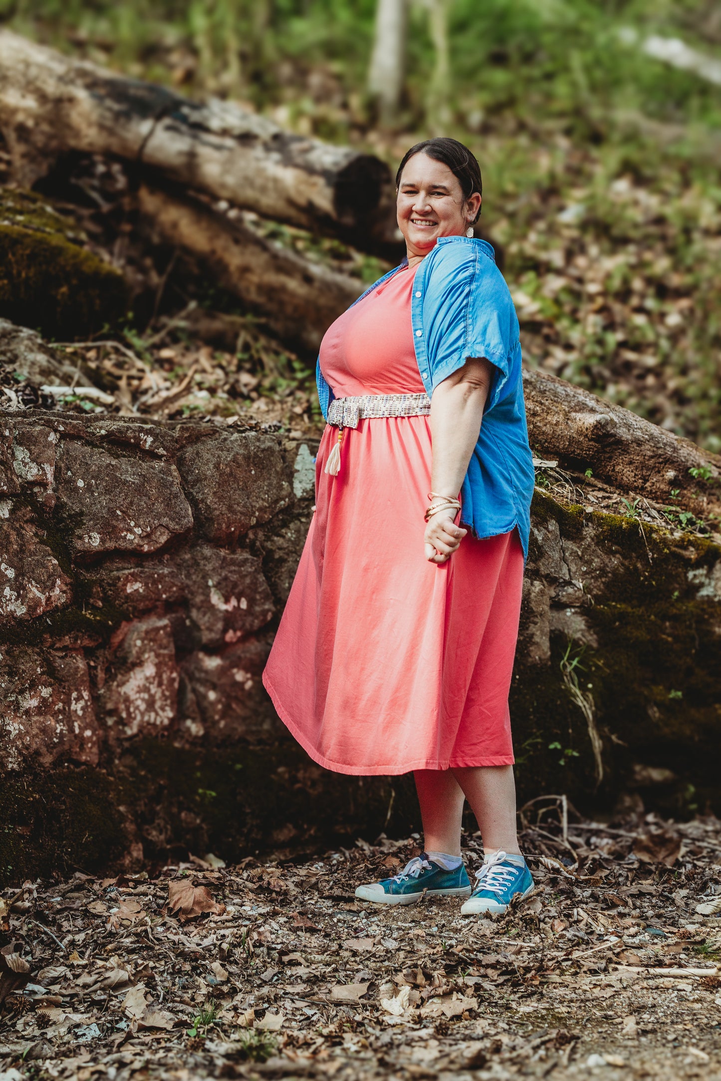 Classic Coral ~ Homesteader Dress