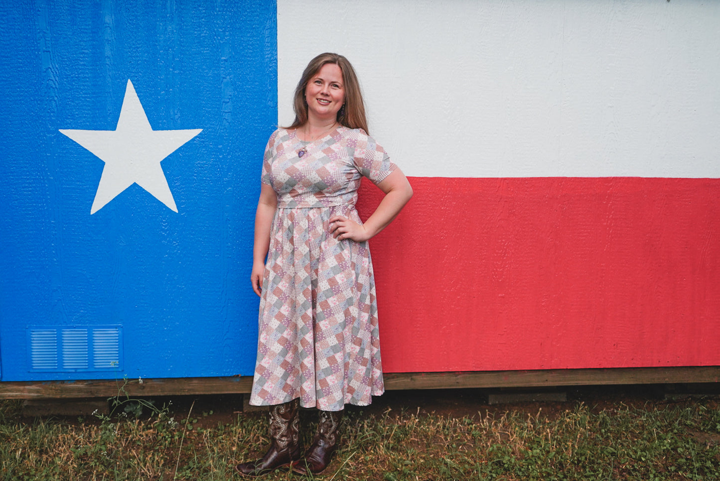 Woven Wildflower ~ Everyday Dress (straight sleeves)