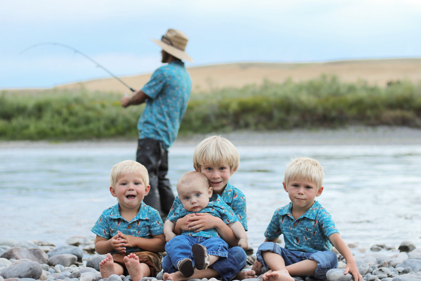 Reel Catch ~ Boy’s Perseverance Polo