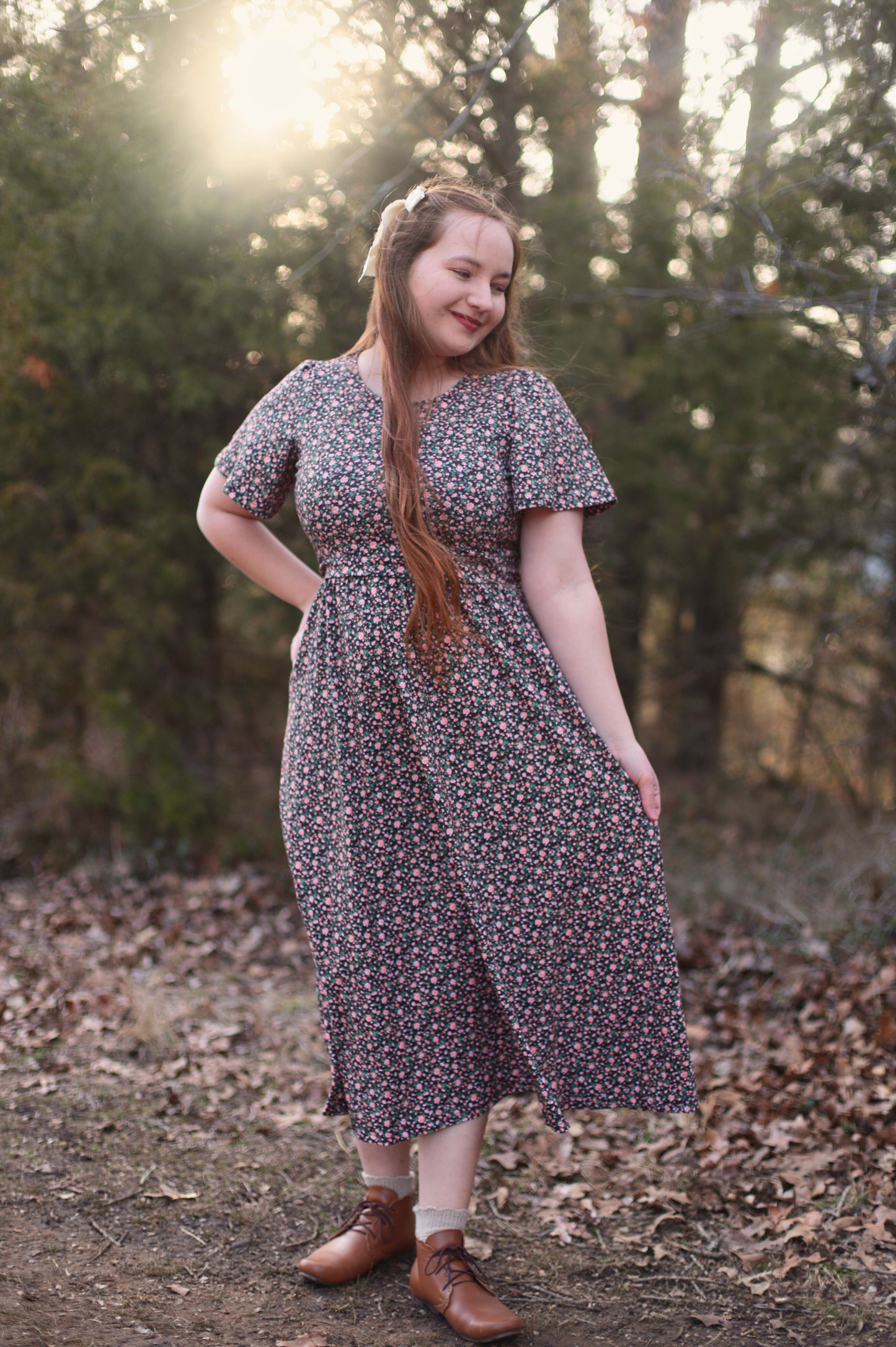 Woodsie Floral ~ Everyday Dress