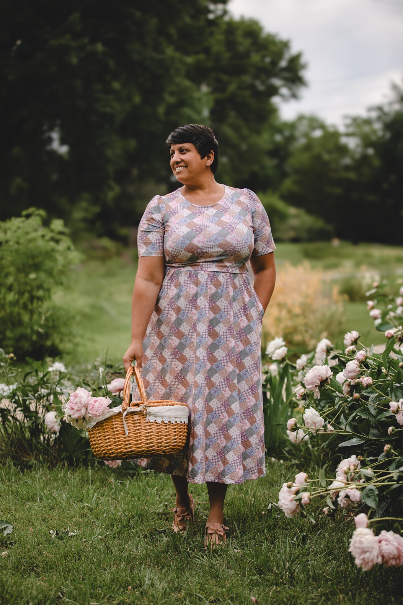 Woven Wildflower ~ Everyday Dress (straight sleeves)