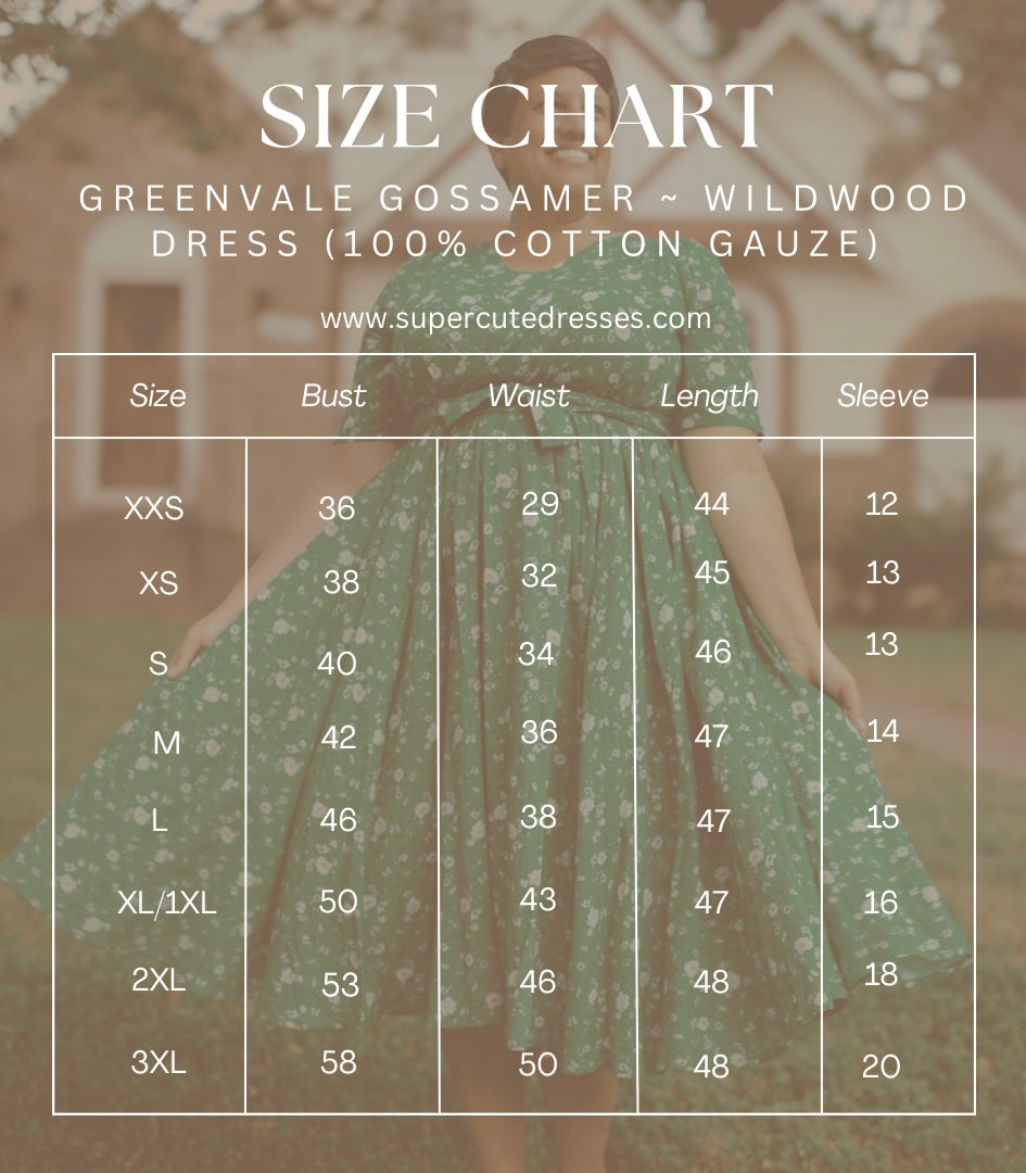 Greenvale Gossamer ~ Wildwood Dress