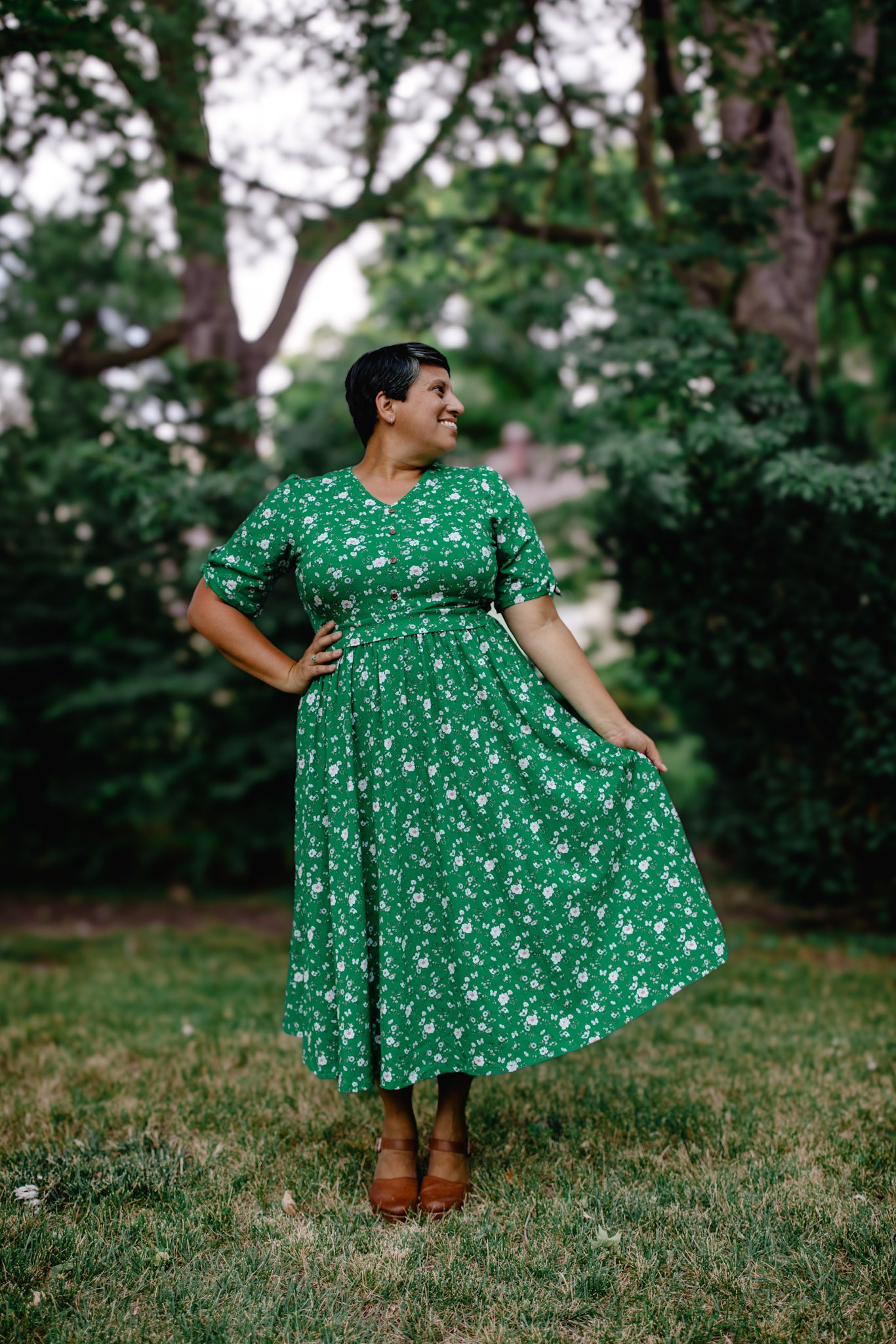 Greenvale Gossamer ~ Rowena Midi