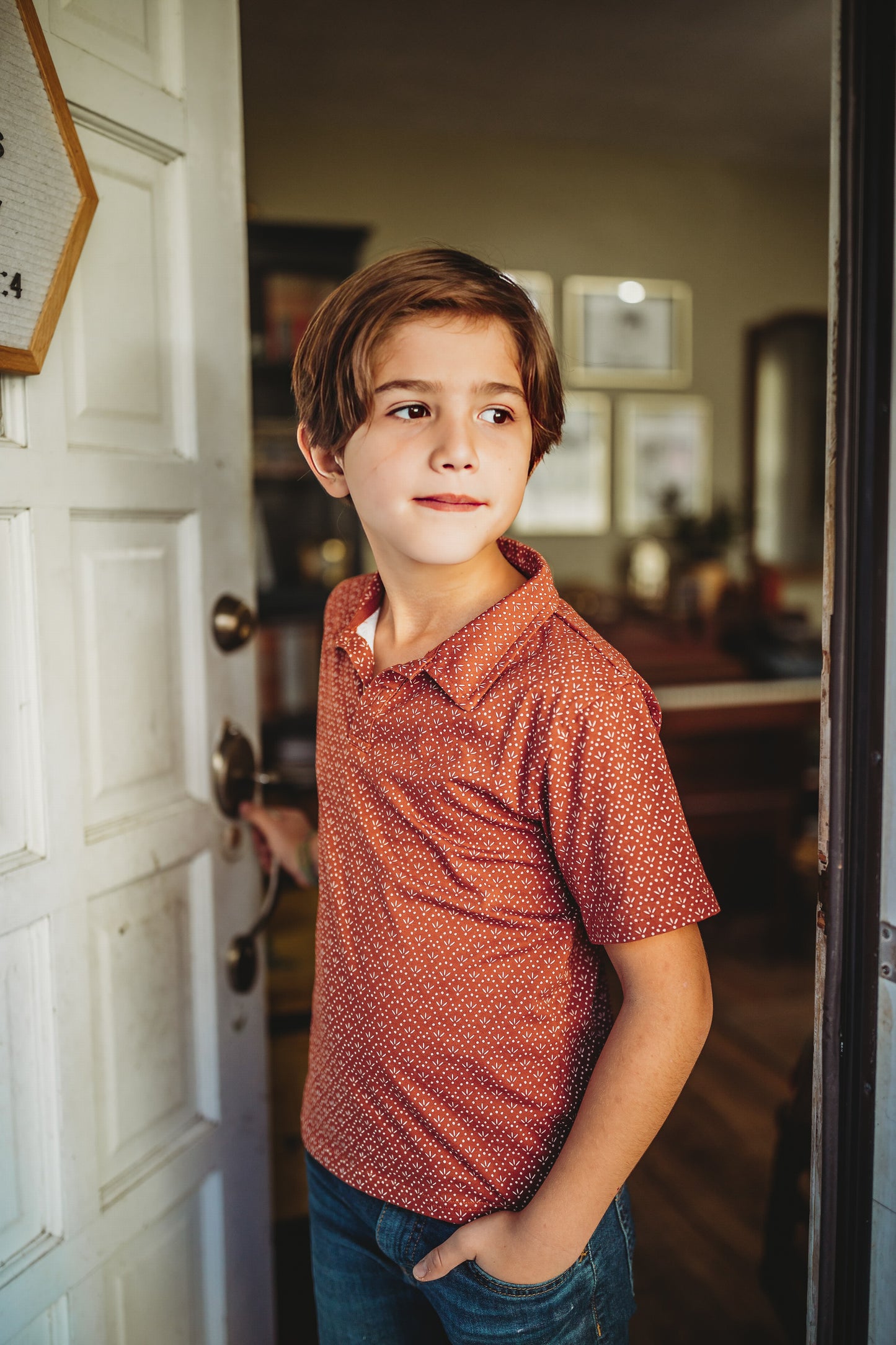 Terracotta ~ Perseverance Polo