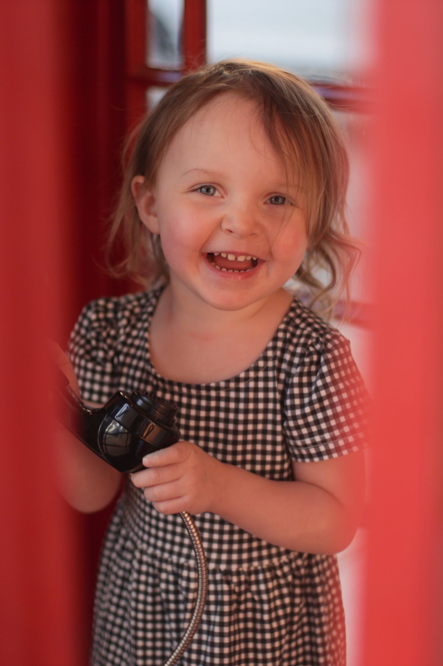 Graphite Gingham ~ Novella Dress