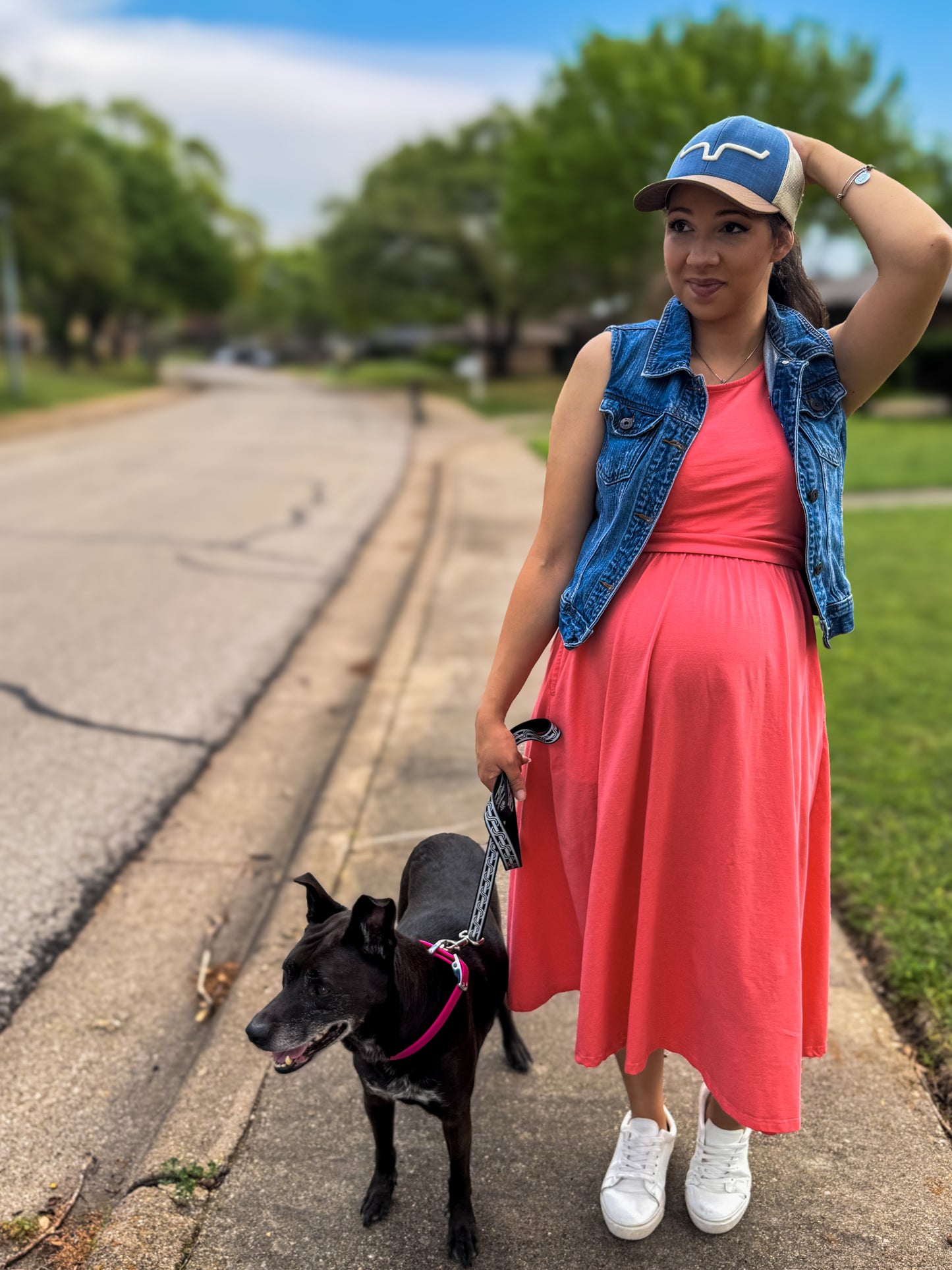 Classic Coral ~ Homesteader Dress