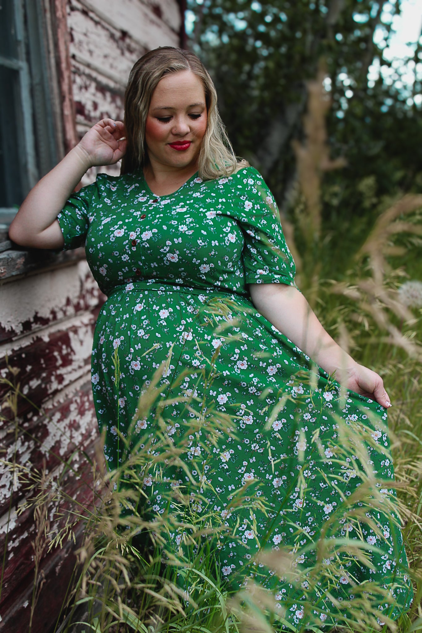 Greenvale Gossamer ~ Rowena Midi
