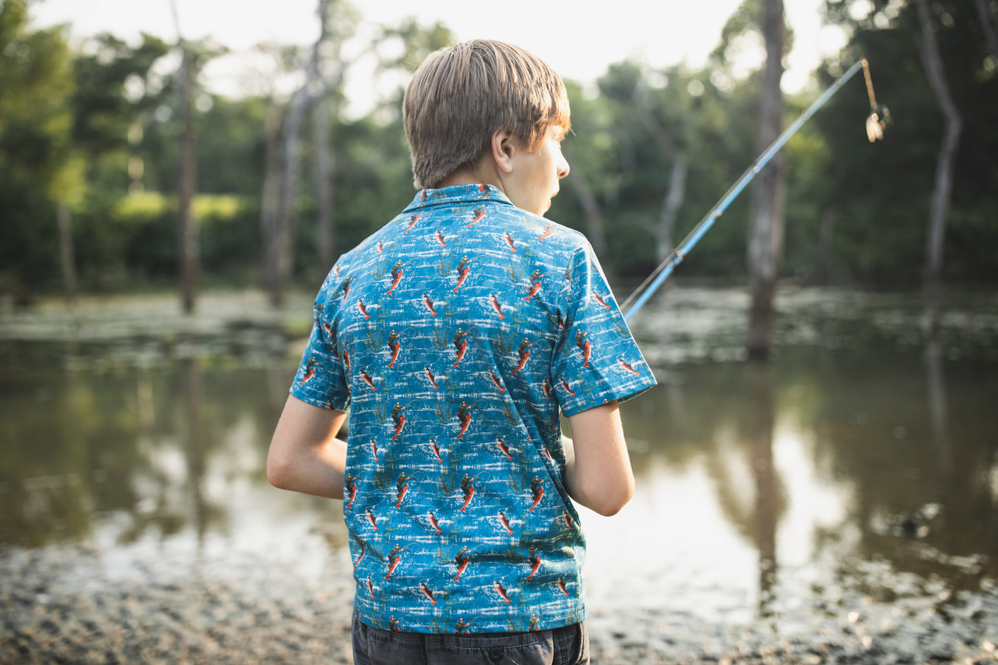 Reel Catch ~ Boy’s Perseverance Polo