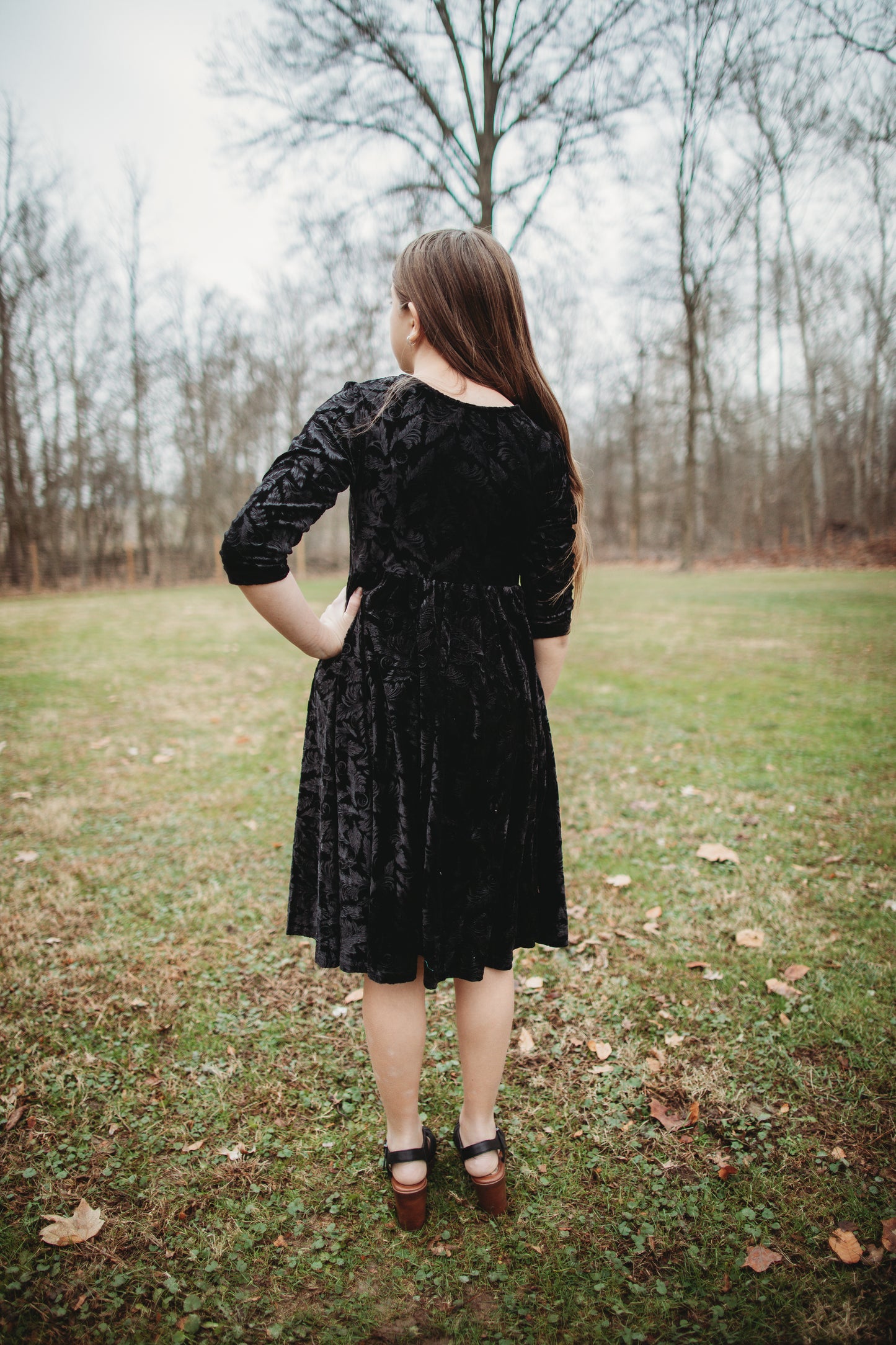 Noir Luxe ~ Fairy-twirl Dress