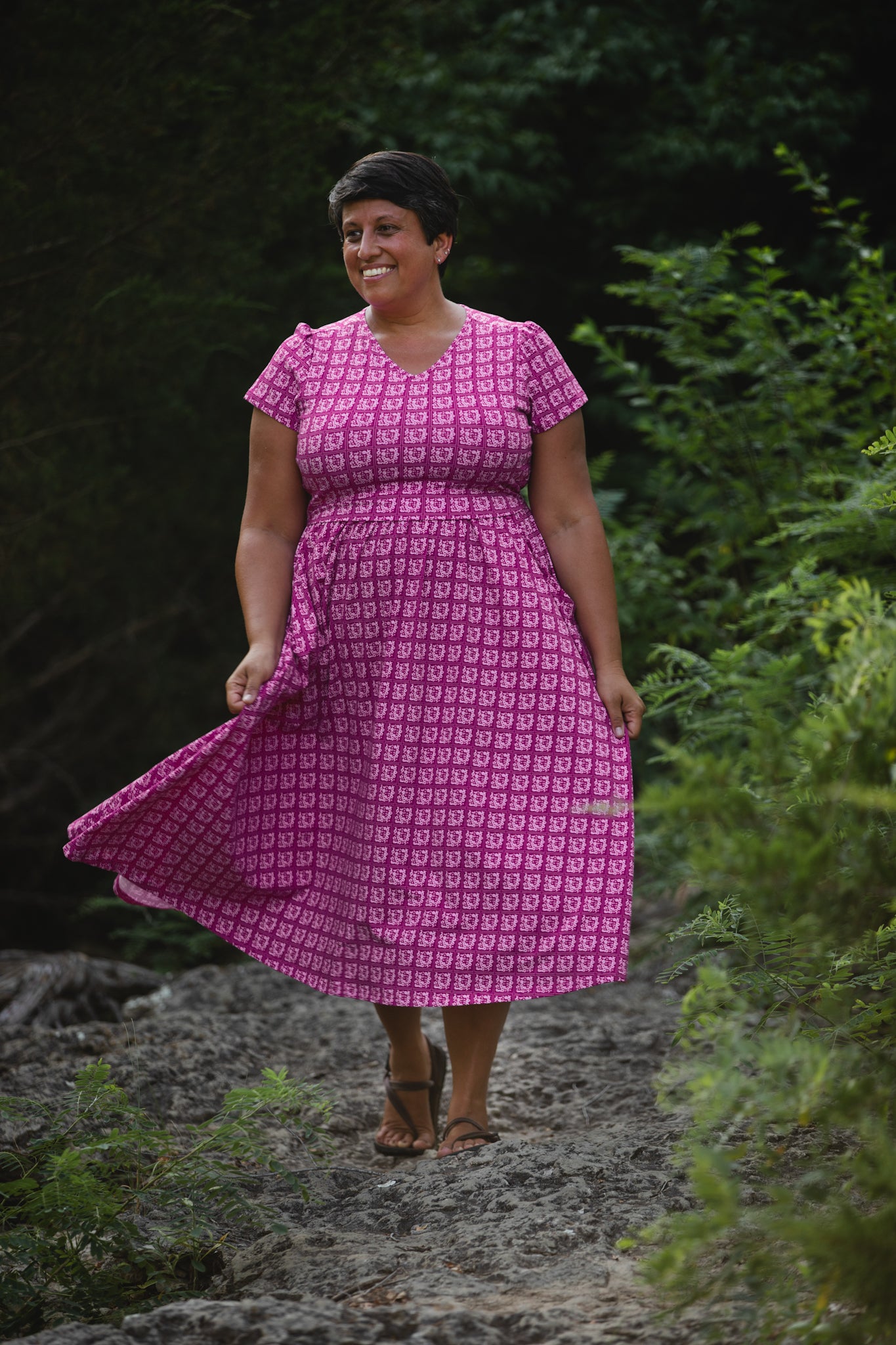 Daisy Mosaïque ~ Canterbury Classic Dress