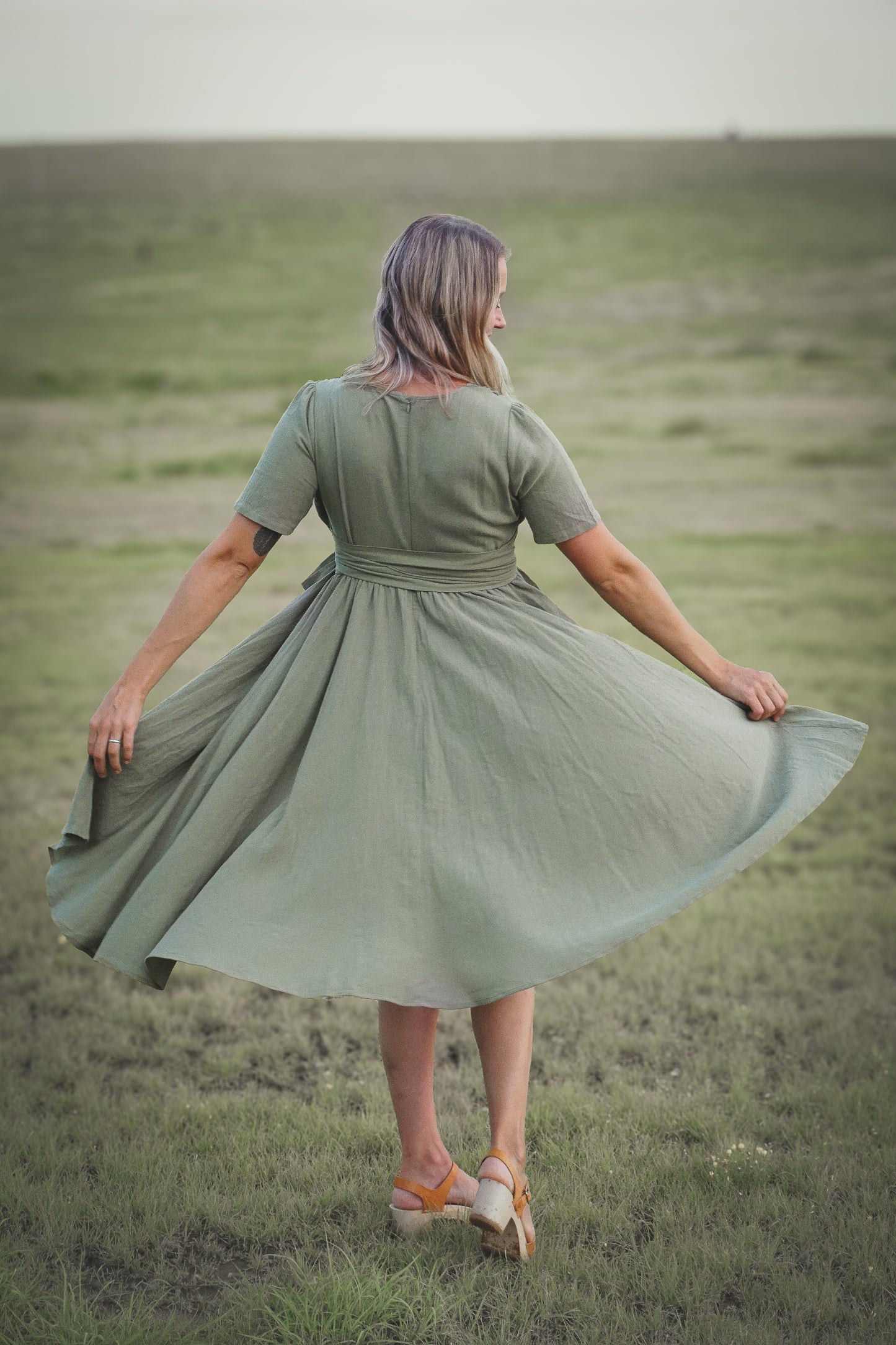 Sage ~ Wildwood Dress