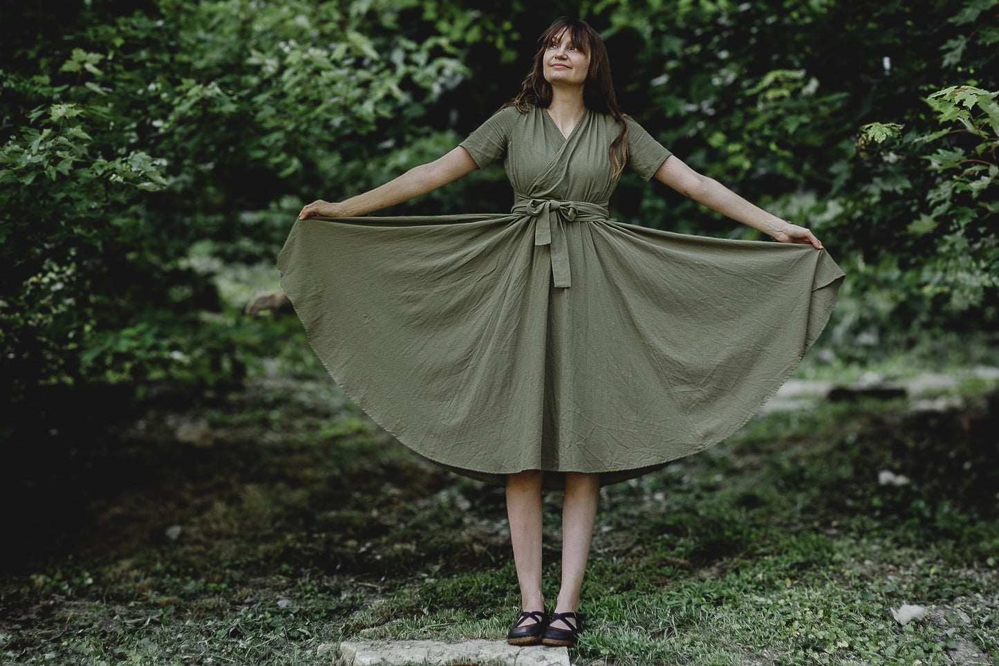 Sage ~ Wildwood Dress